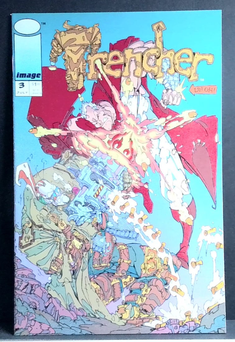 Trencher 3 Image Comics July 1993 by Keith Giffen NM- MNT (1 of 2)
