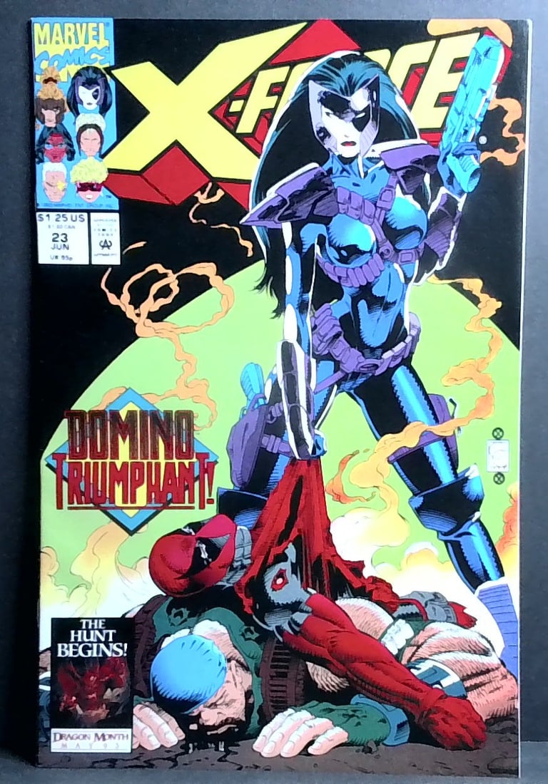 Marvel Comics X-Force #23 Domino Triumphant 1993 NM-M (1 of 2)