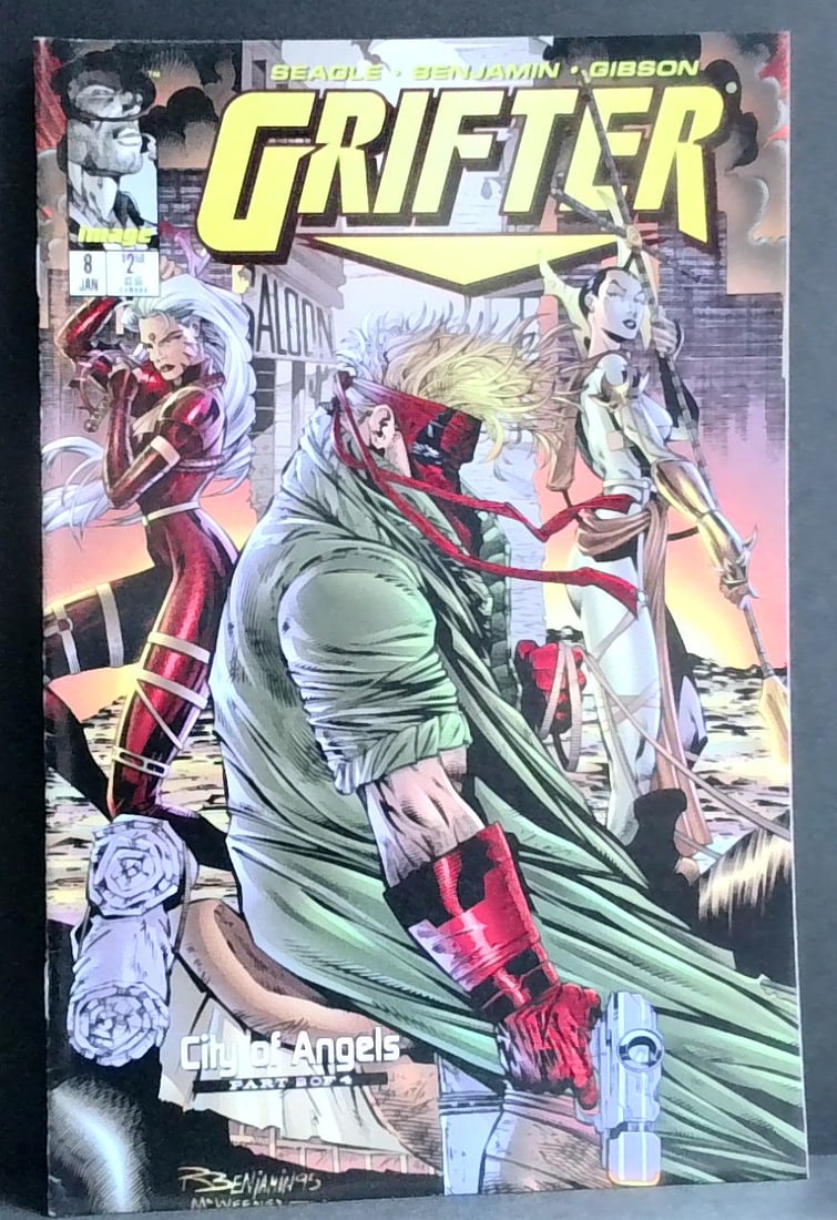 Grifter #8 JAN 1995 Image Comics - Wildstorm ~ City of Angels Part 2 of 4 Comic Book NM-M (1 of 2)