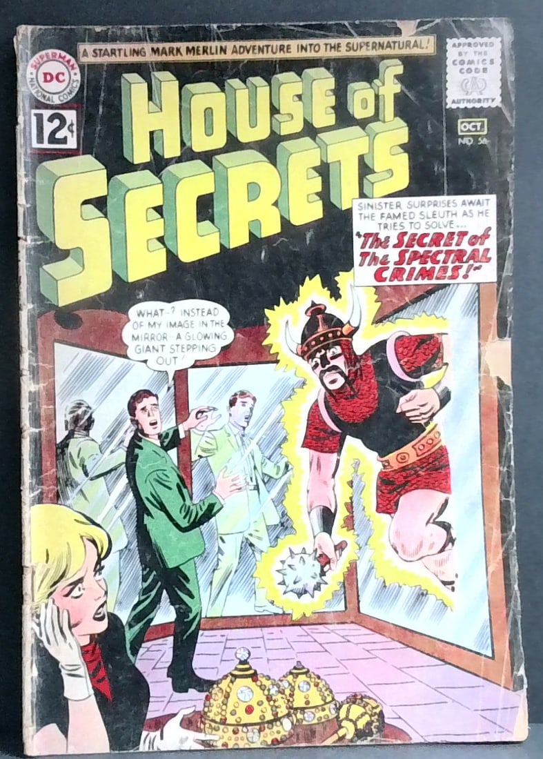 House of Secrets #56 Mark Merlin, Spectral Crimes Comic Book G-Vg (1 of 2)