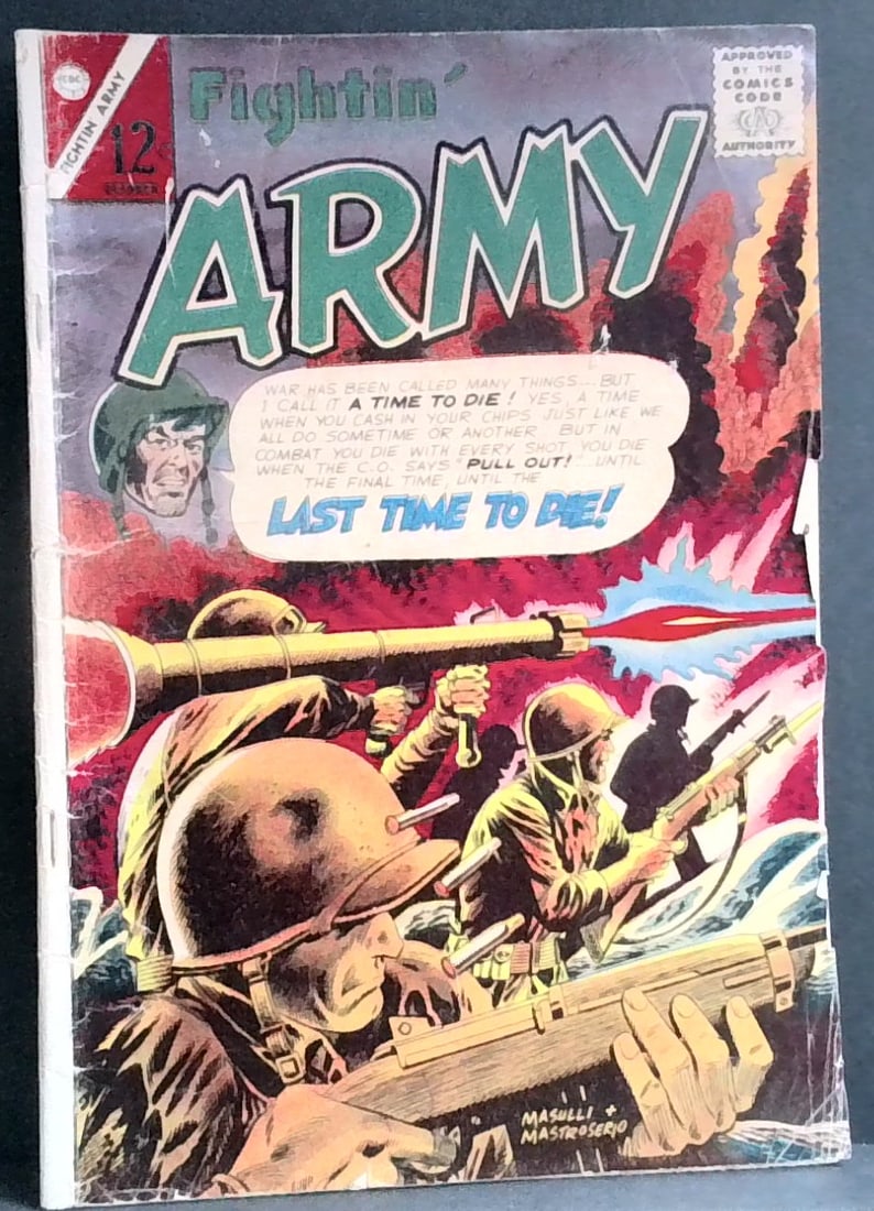 1965 Charlton Comics Fightin Army #65 Comic G-Vg (1 of 2)