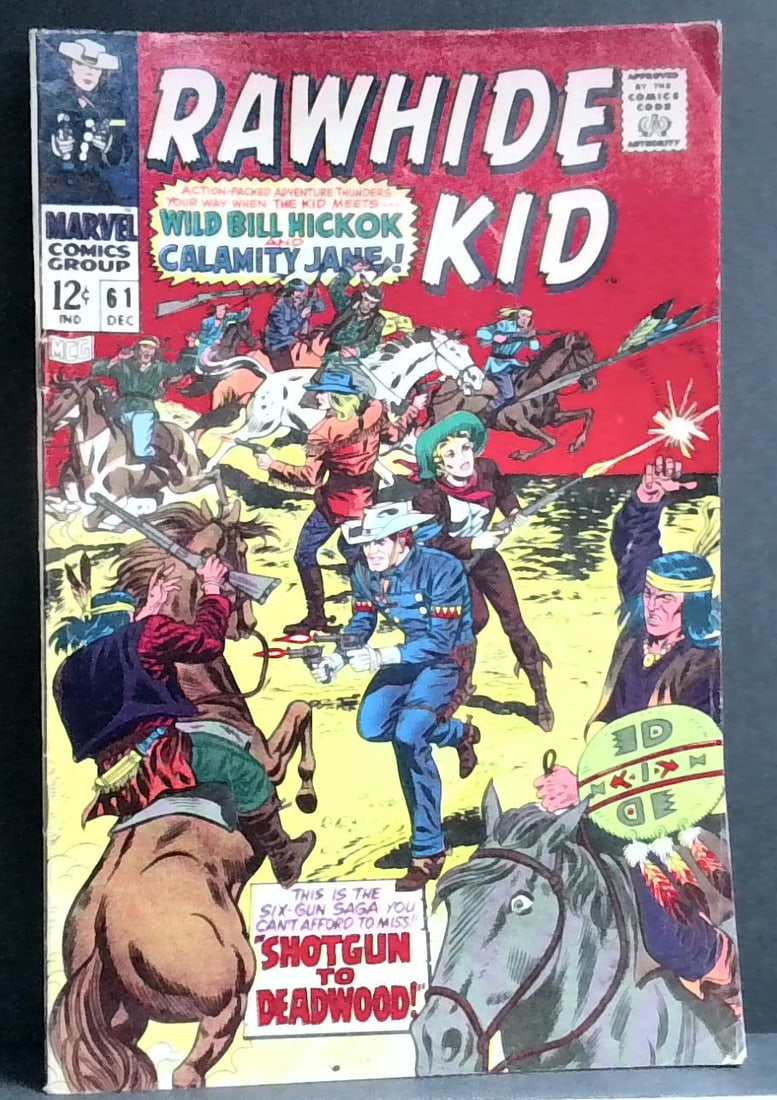 Marvel RAWHIDE KID No. 61 (1967) Wild Bill Hickok & Calamity Jane G-VG+: Please note we are not comic book graders. Please inspect picture(s). All comics come bagged and boarded. Many other comic books being added daily to our sale.