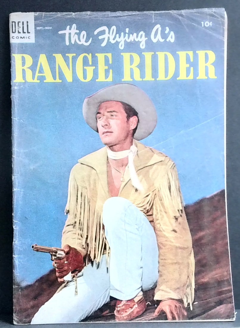 1954 THE FLYING A'S RANGE RIDER DELL COMIC NO. 7 SEPT NOV G-VG comic book (1 of 2)