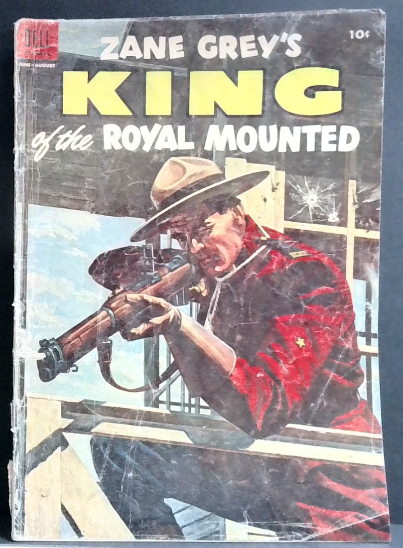 KING OF THE ROYAL MOUNTED #16 (1954) Gaylord Dubois, Stan Campbell, Dell Comics G-Vg (1 of 2)