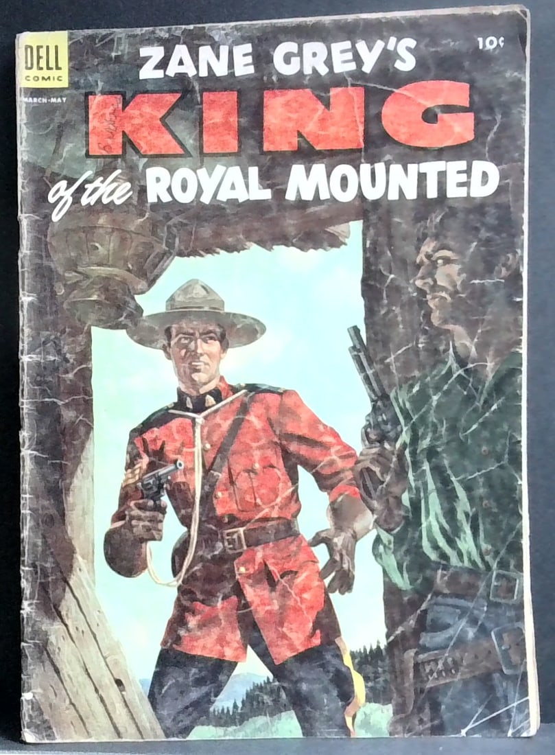 ZANE GREY'S KING OF THE ROYAL MOUNTED # 15 (DELL) (1954) PAINTED COVER G+ (1 of 1)