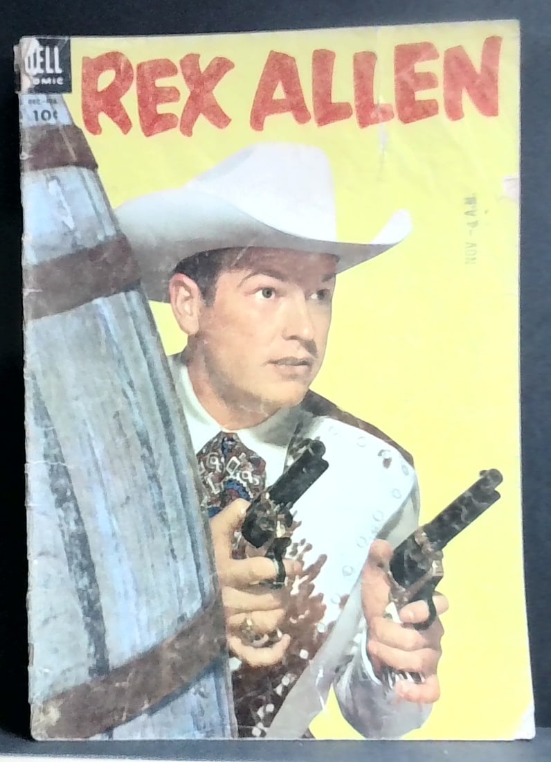 Rex Allen Comics # 15 FINE- Feb. 1955 Photo cover G (1 of 2)