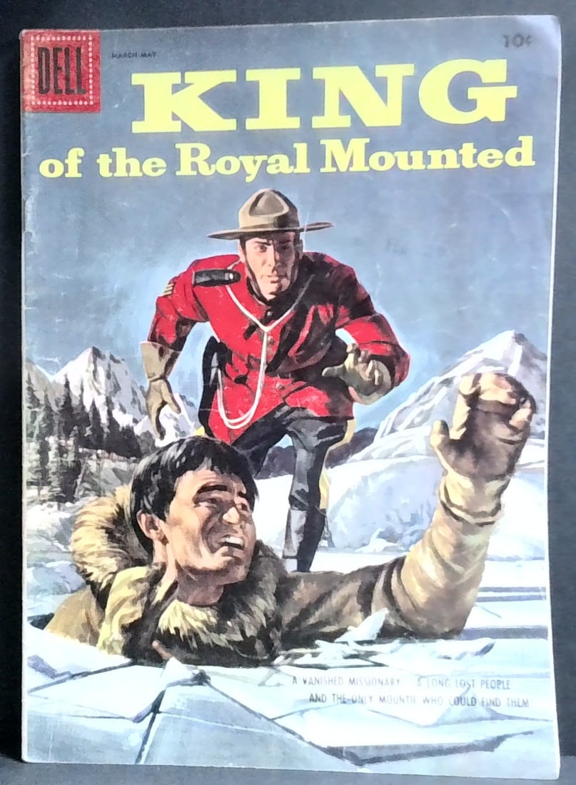 ZANE GREY'S KING OF THE ROYAL MOUNTED # 20 DELL 1956 PAINTED COVER VG (1 of 2)