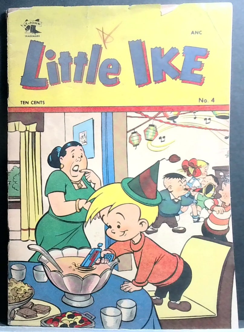 Little Ike #4 - St John Comic Book (1953) Birthday Party Cover 10 cent Golden G-VG (1 of 2)