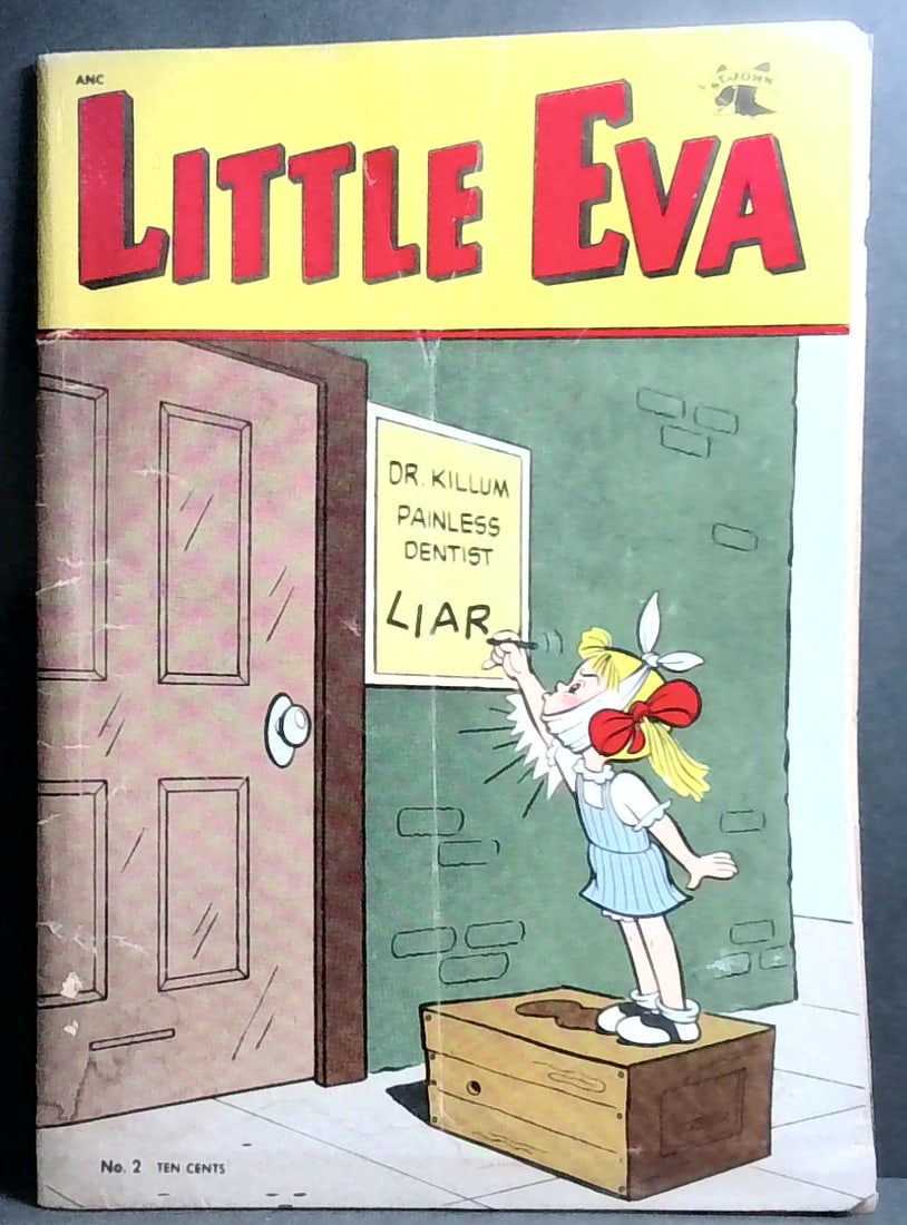 Little Eva #22 (St. John Publications, 1955) Golden Age Cartoon Girls Comic Book VG (1 of 2)