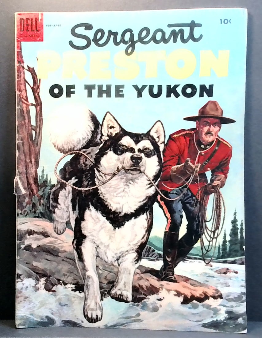 SERGEANT PRESTON OF THE YUKON #14, DELL COMICS, VG+ Golden Age 1955 (1 of 2)