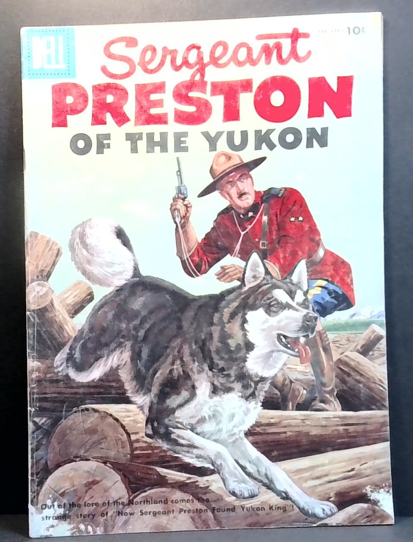 SERGEANT PRESTON OF THE YUKON #18, DELL COMICS, VG+ Golden Age 1955 (1 of 2)