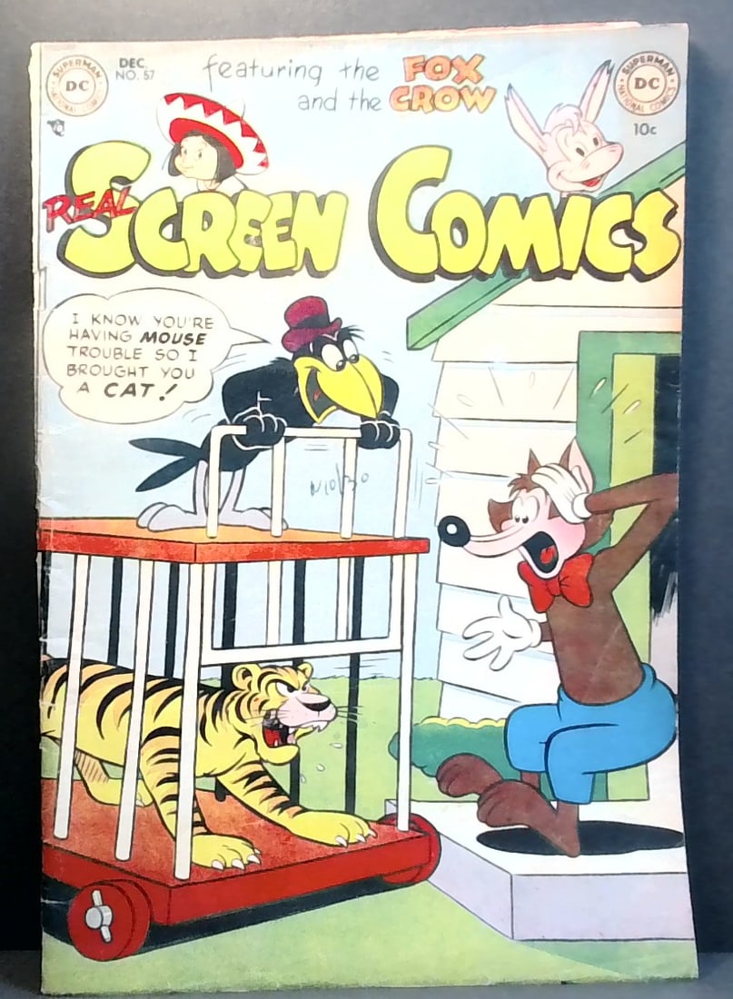 1952 Real Screen Comics #57 Fox & Crow DC Comics Vg-VG+ Superman National Comics (1 of 2)