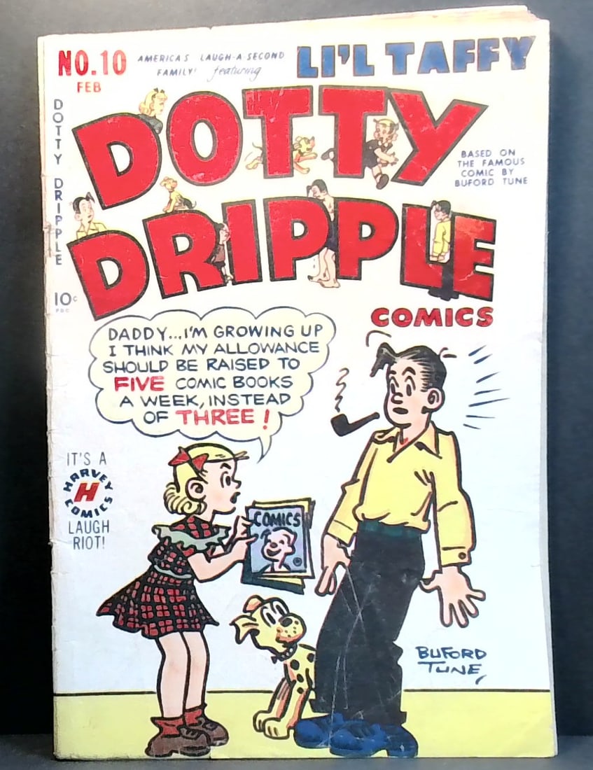 Dotty Dripple Comics #10 vol. 1 1950 Li'l Taffy Buford Tune art G-VG (1 of 2)