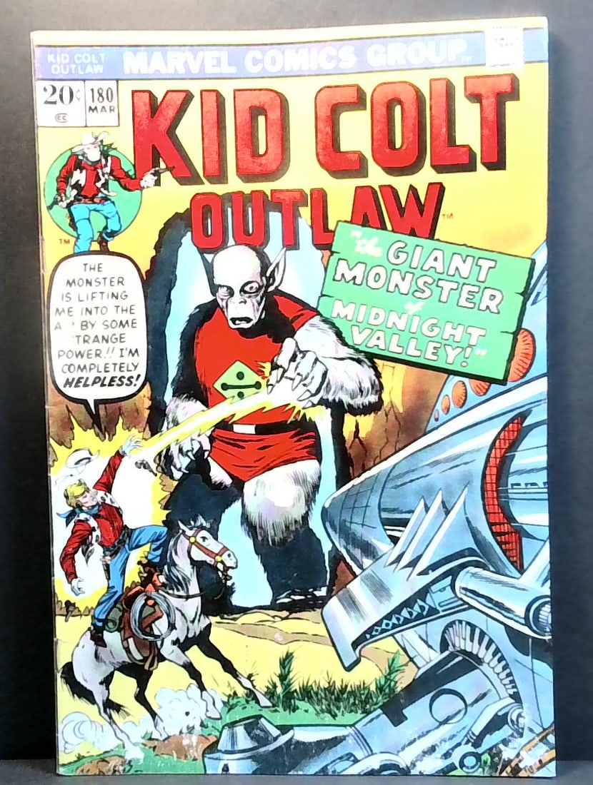 KID COLT OUTLAW 180 Marvel Comics Giant Monster of Midnight Valley VG Jack Kirby: Please note we are not comic book graders. Please inspect picture(s). All comics come bagged and boarded. Many other comic books being added daily to our sale.
