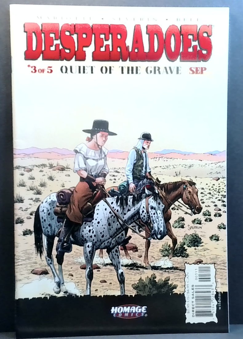 Desperadoes: Quiet of the Grave #3 2001 John Severin Cover Homage Comics NM-M: Please note we are not comic book graders. Please inspect picture(s). All comics come bagged and boarded. Many other comic books being added daily to our sale.