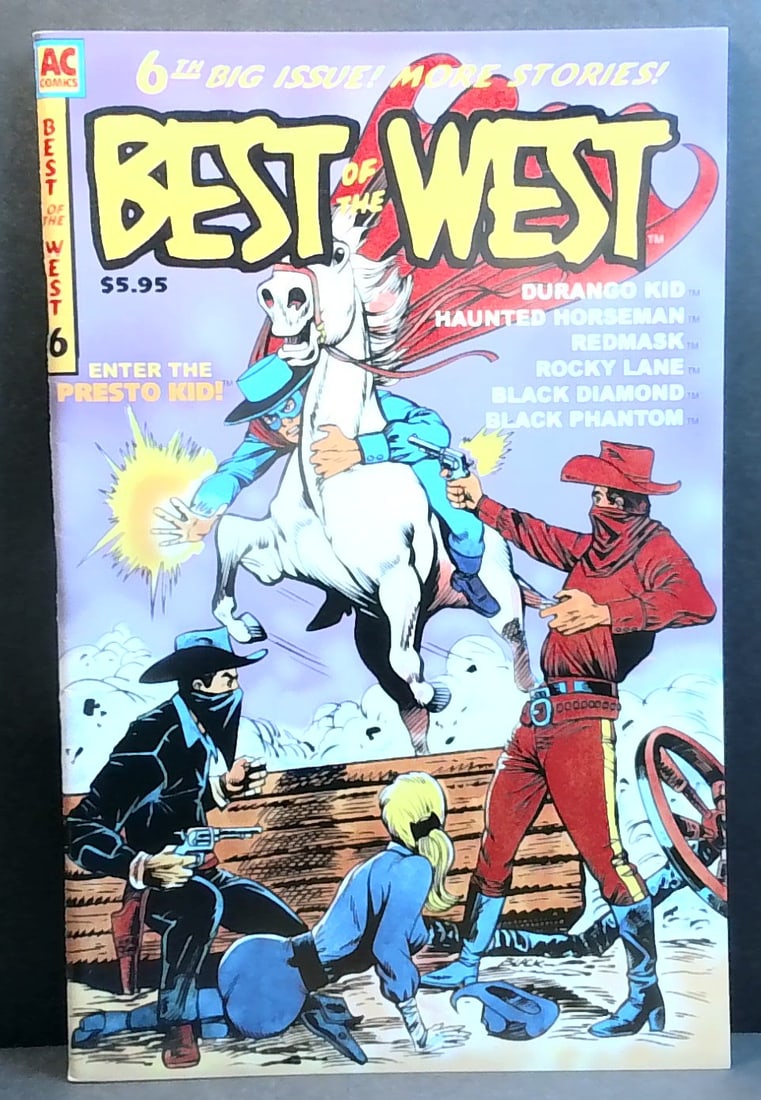 BEST OF THE WEST #6 PRESTO KID ROCKY LANE AC COMICS 1999: Please note we are not comic book graders. Please inspect picture(s). All comics come bagged and boarded. Many other comic books being added daily to our sale.