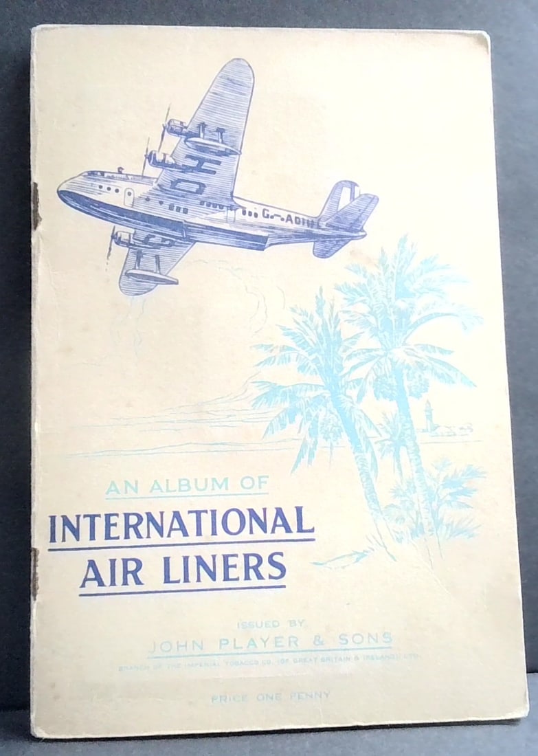 1930s , 50 Card Album Set of International Air Liners John Player & Sons (1 of 6)