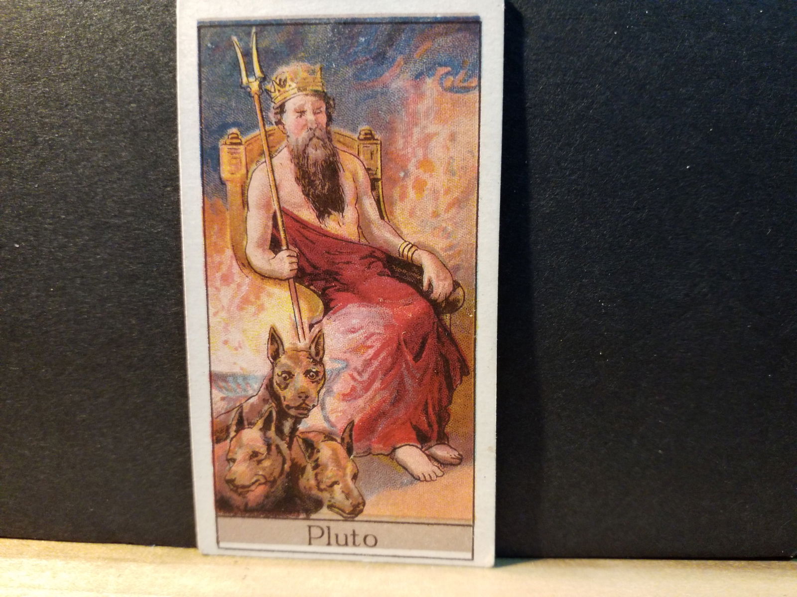 1924 Pluto Mythological Gods and Godesses Turf Alexander Boguslavsky Original tobacco card: Many other tobacco cards available. Card comes in sleeve and top loader. Please inspect pictures, Items being added to our sale Daily.