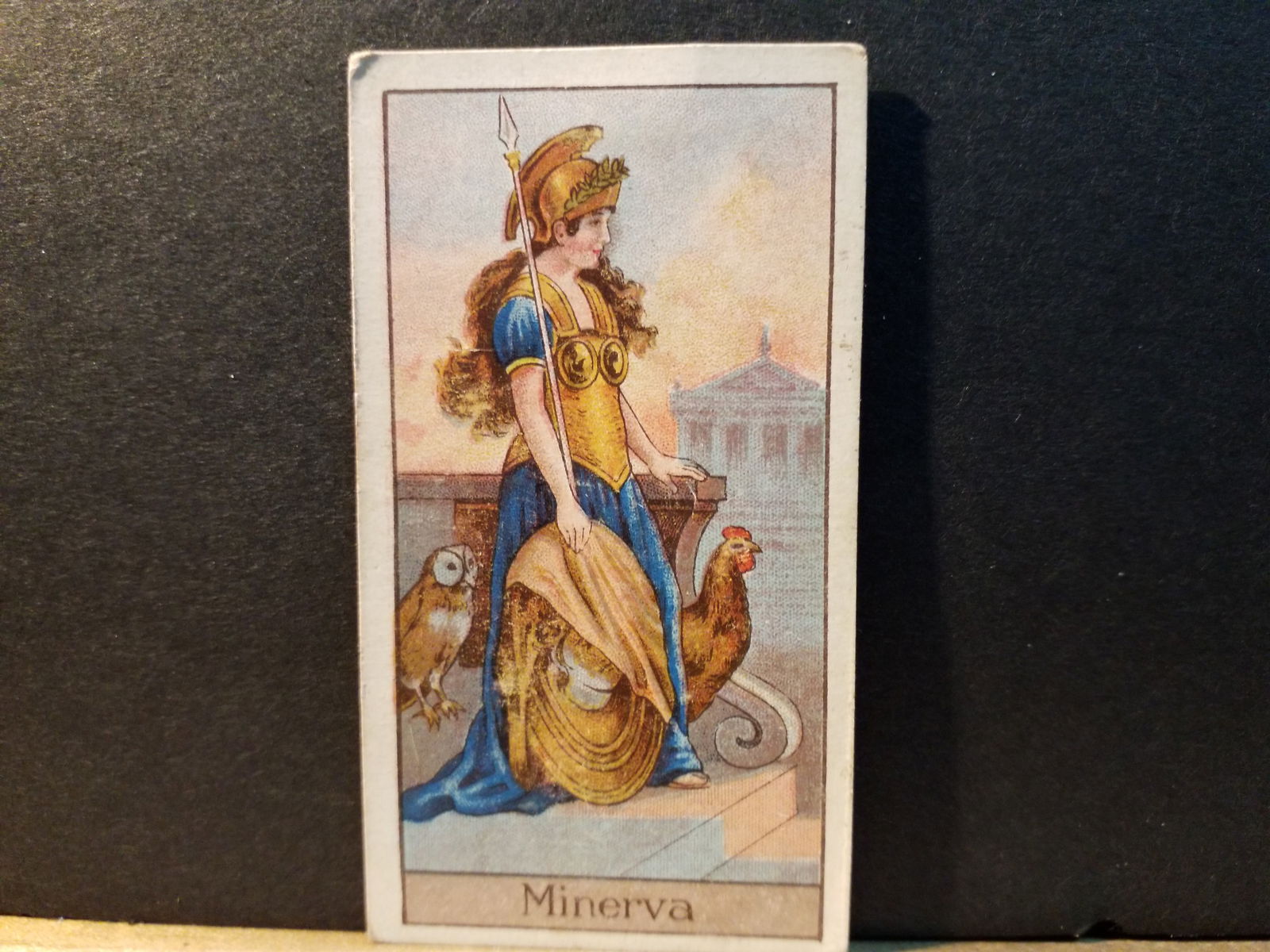 1924 Minerva Mythological Gods and Godesses Turf Alexander Boguslavsky Original tobacco card: Many other tobacco cards available. Card comes in sleeve and top loader. Please inspect pictures, Items being added to our sale Daily.