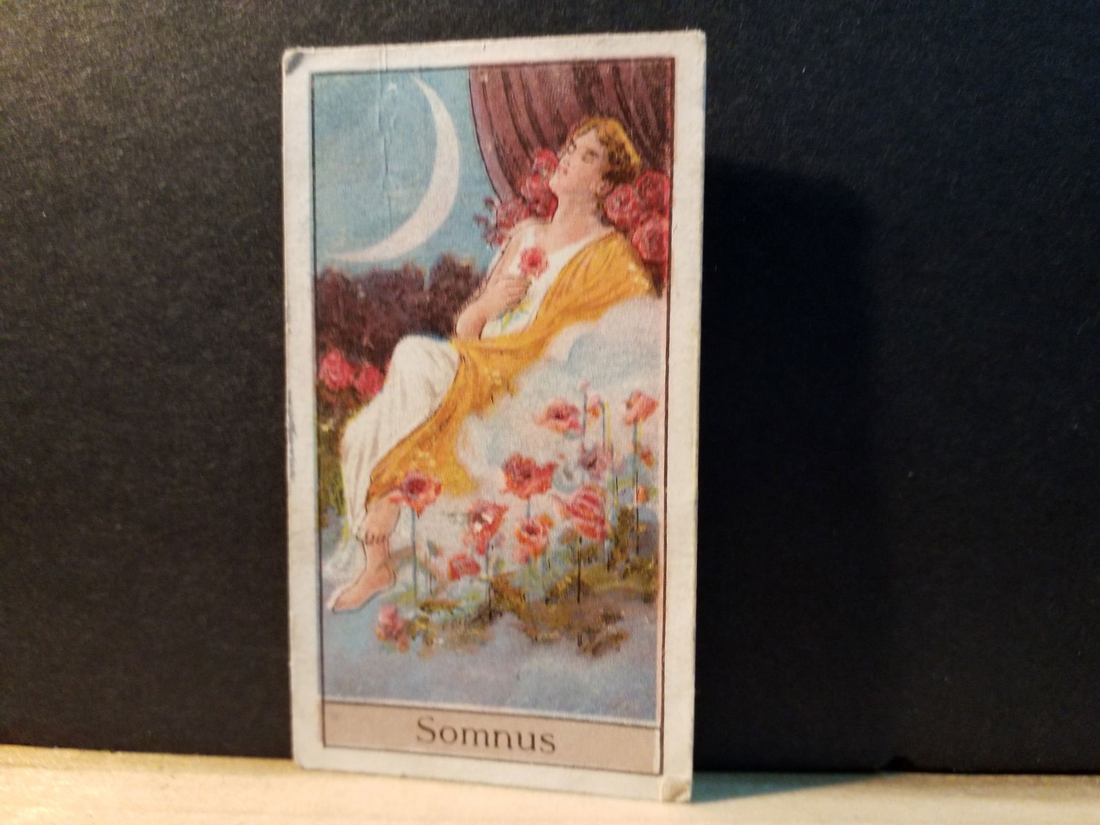 1924 Somnus Mythological Gods and Godesses Turf Alexander Boguslavsky Original tobacco card: Many other tobacco cards available. Card comes in sleeve and top loader. Please inspect pictures, Items being added to our sale Daily.