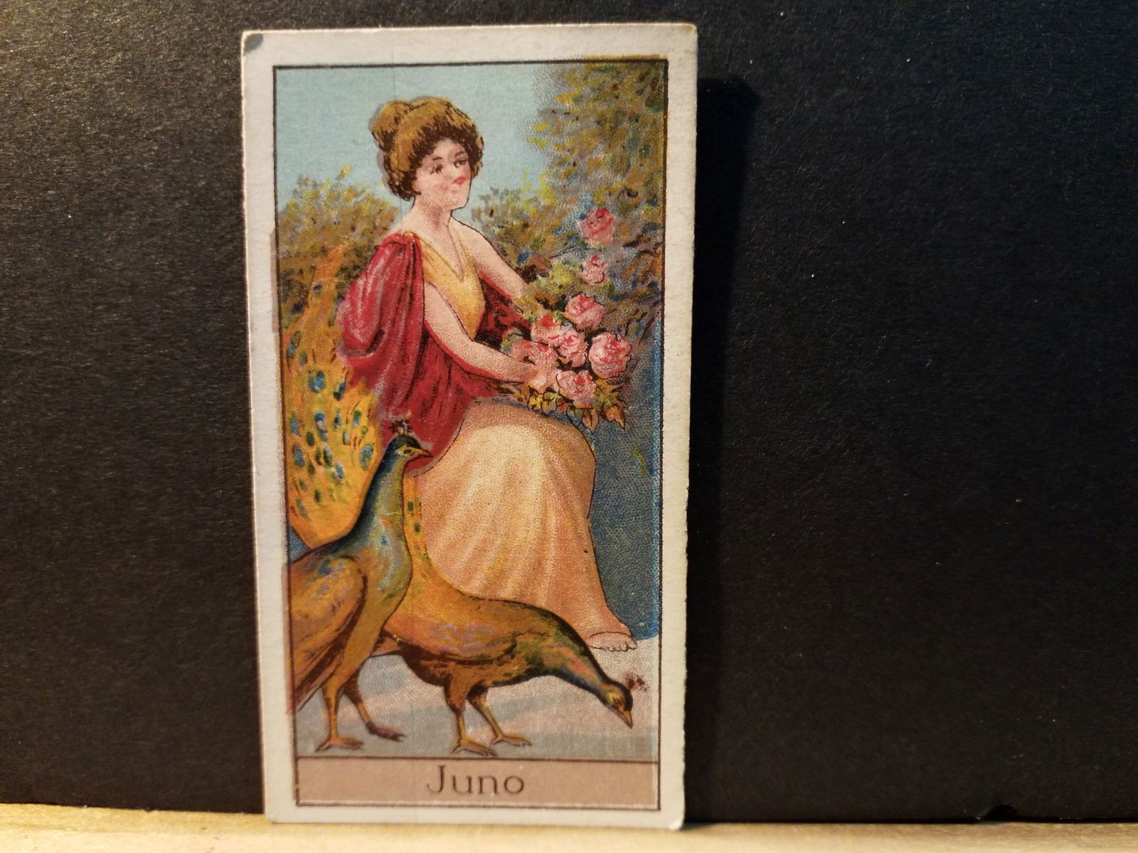 1924 Juno Mythological Gods and Godesses Turf Alexander Boguslavsky Original tobacco card (1 of 2)