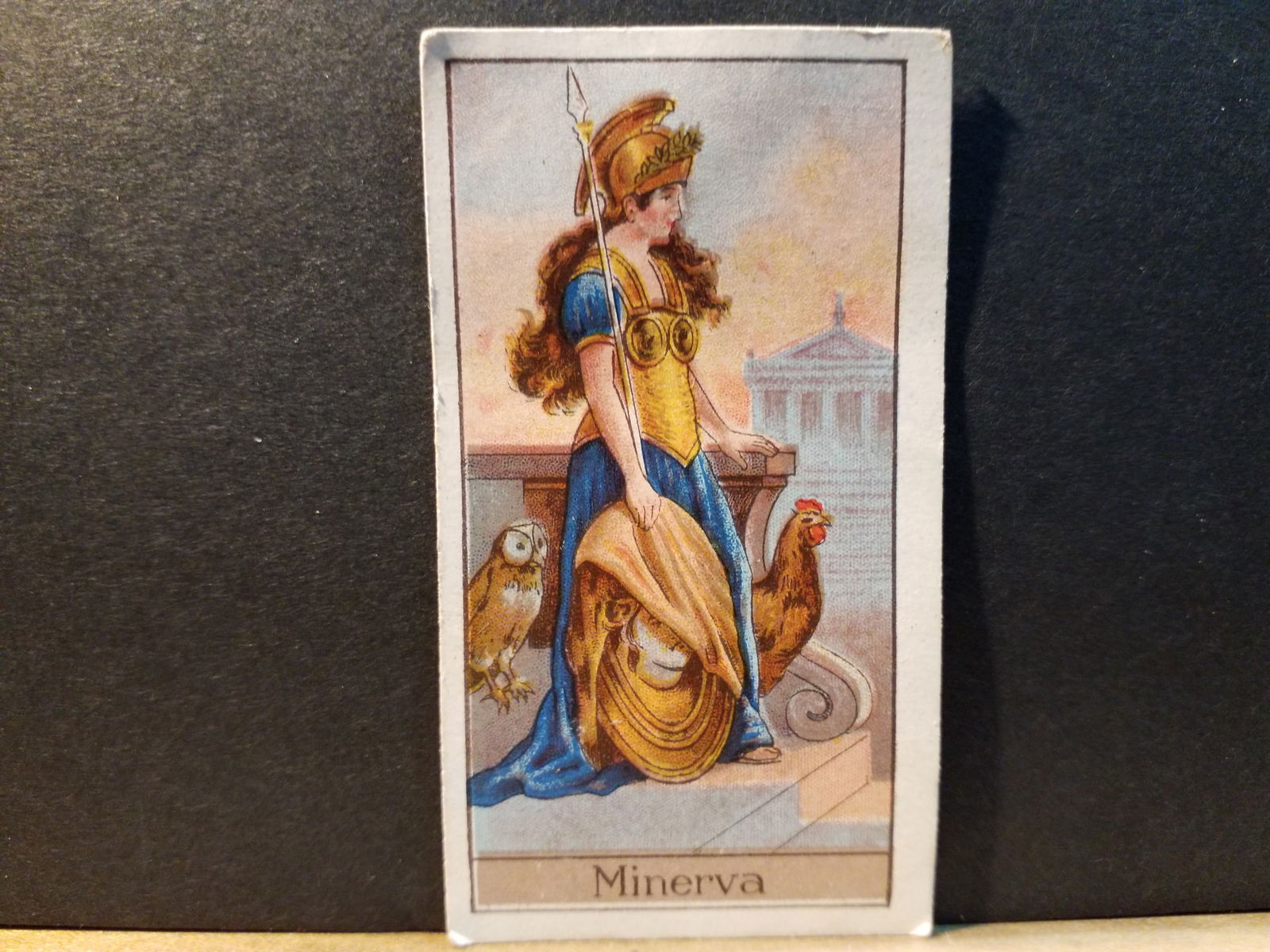 1924 Minerva Mythological Gods and Godesses Turf Alexander Boguslavsky Original tobacco card: Many other tobacco cards available. Card comes in sleeve and top loader. Please inspect pictures, Items being added to our sale Daily.
