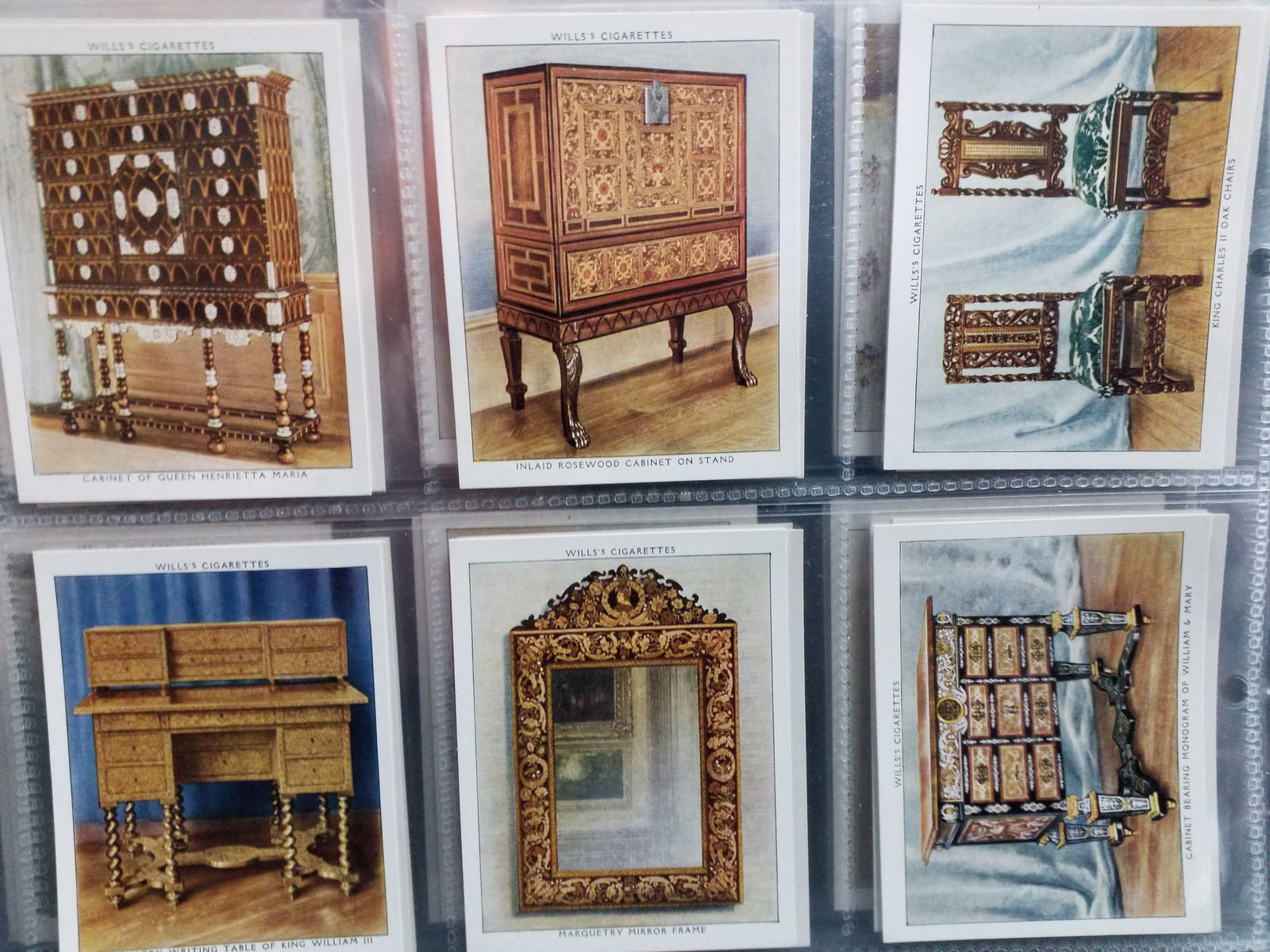 Complete Rare 1930s Set The Kings Art Treasures W Wills Tobacco cards 40 cards complete (1 of 6)