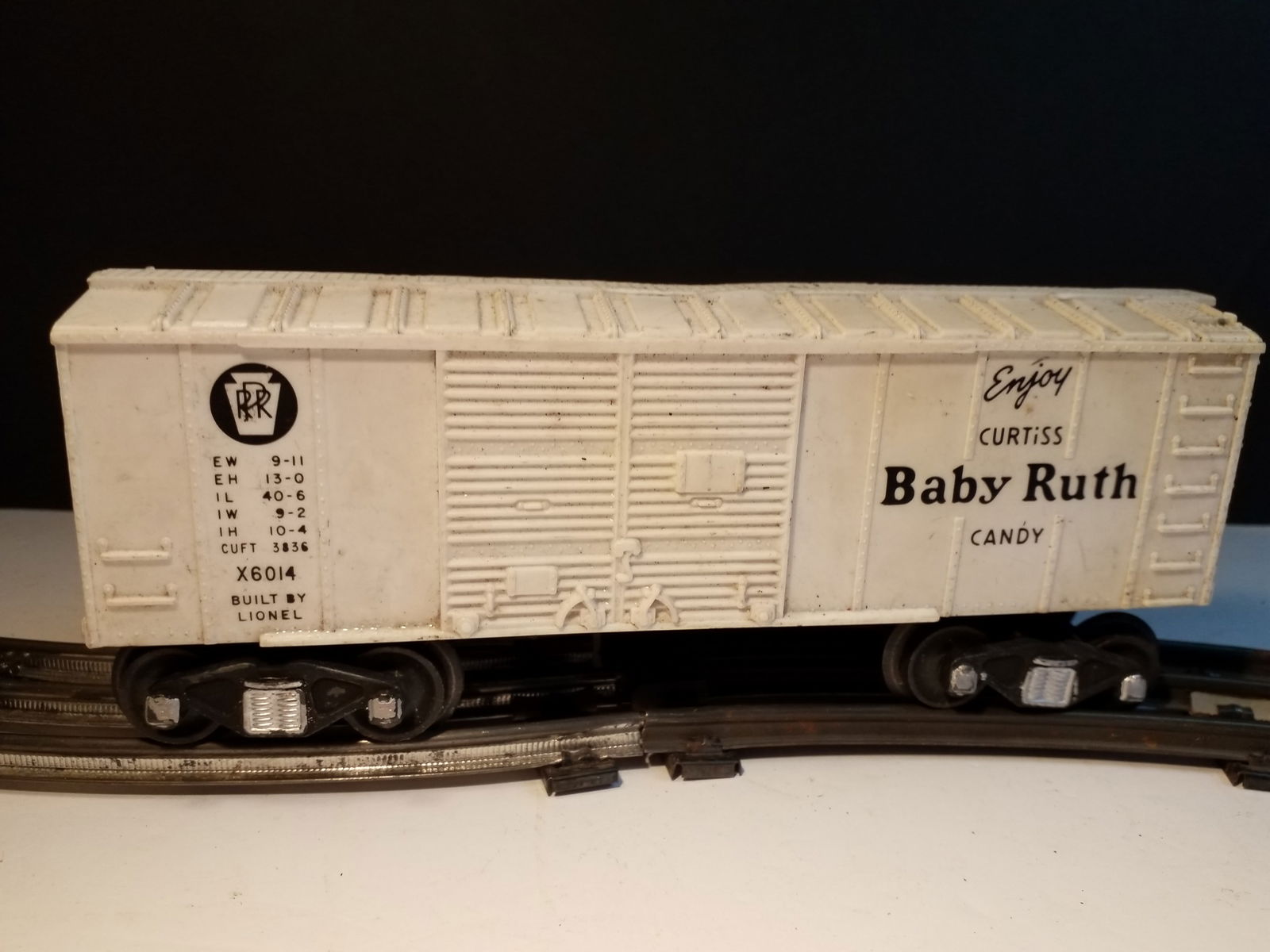 Lionel Box Car #X6014 Baby Ruth Candy Curtiss Postwar O GAUGE (1 of 4)