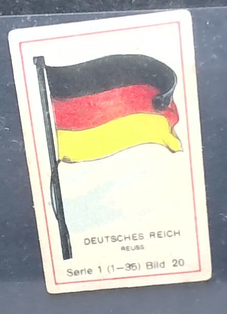 1915 German Tobacco card Deutsches Reich Reuss (1 of 2)