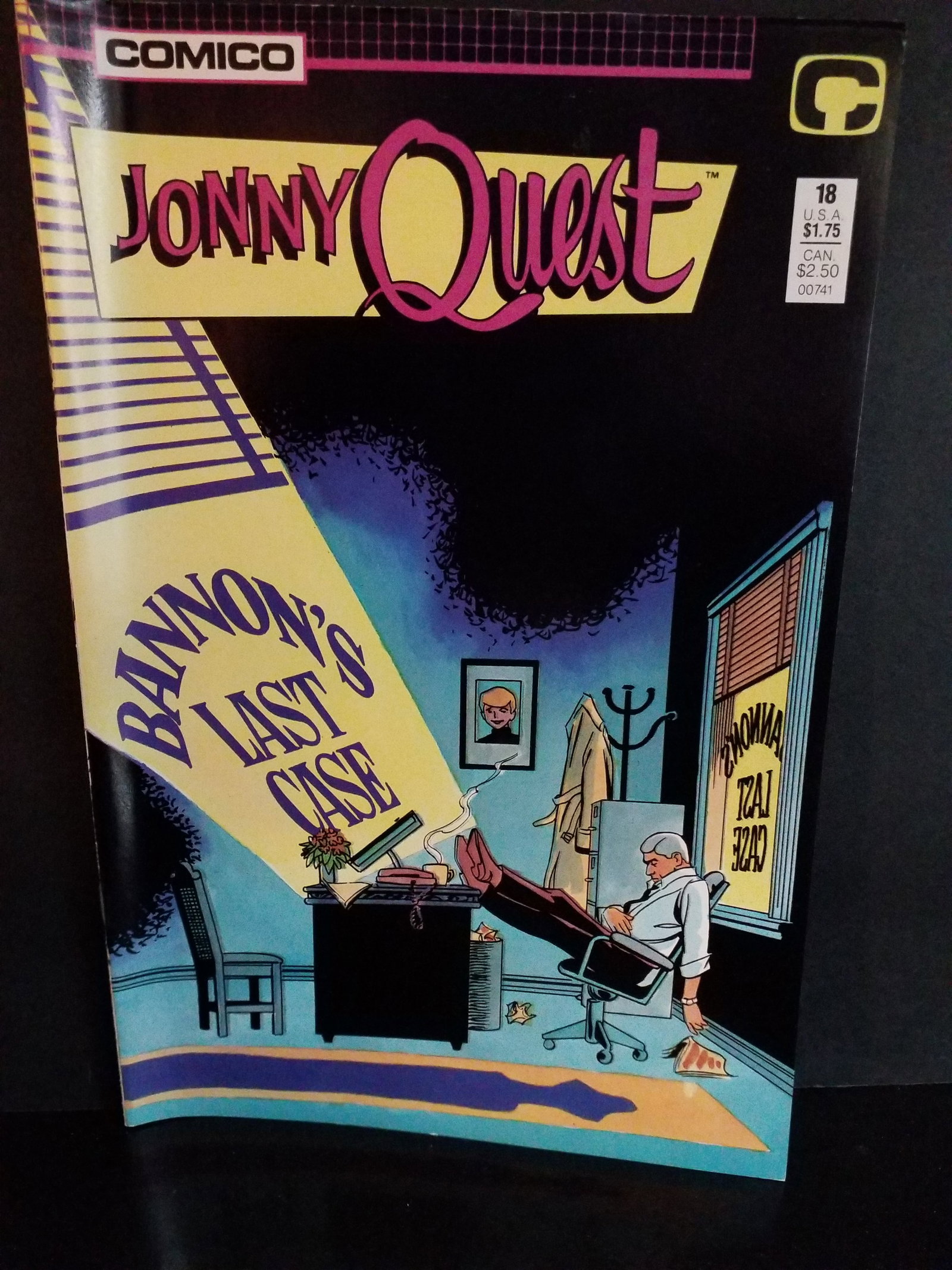 Jonny Quest #18 Nov 1987 Bannon's Last Case NEW Comico Comics VF-NM: In super condition. Higher Grade comic. Although we are not comic book graders the majority of the comic books in this sale are in exceptional condition. All Comics come bagged and boarded, Please vie