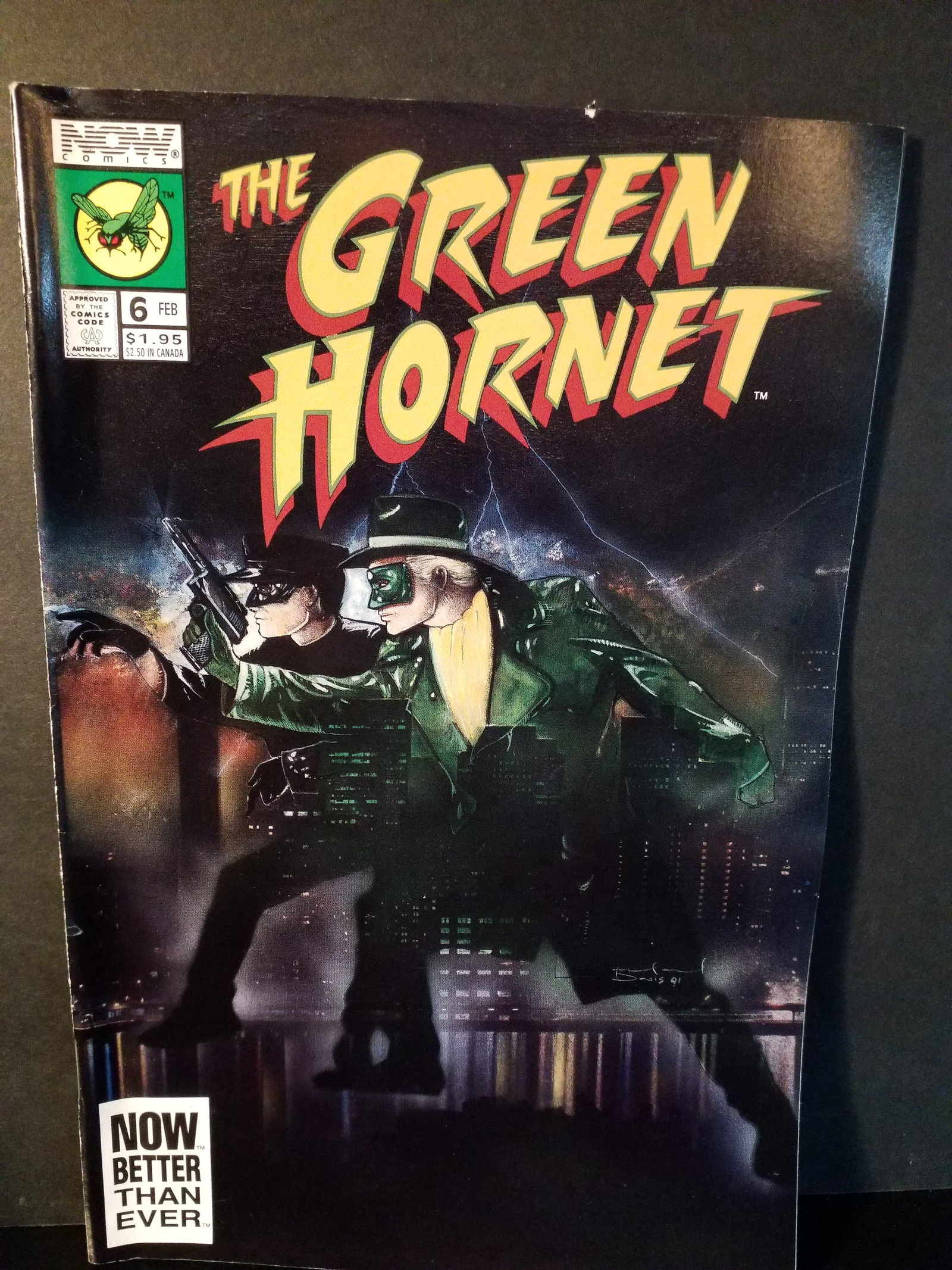 The Green Hornet Comic Book Volume 2 #6 NOW 1992 VF+-NM (1 of 2)