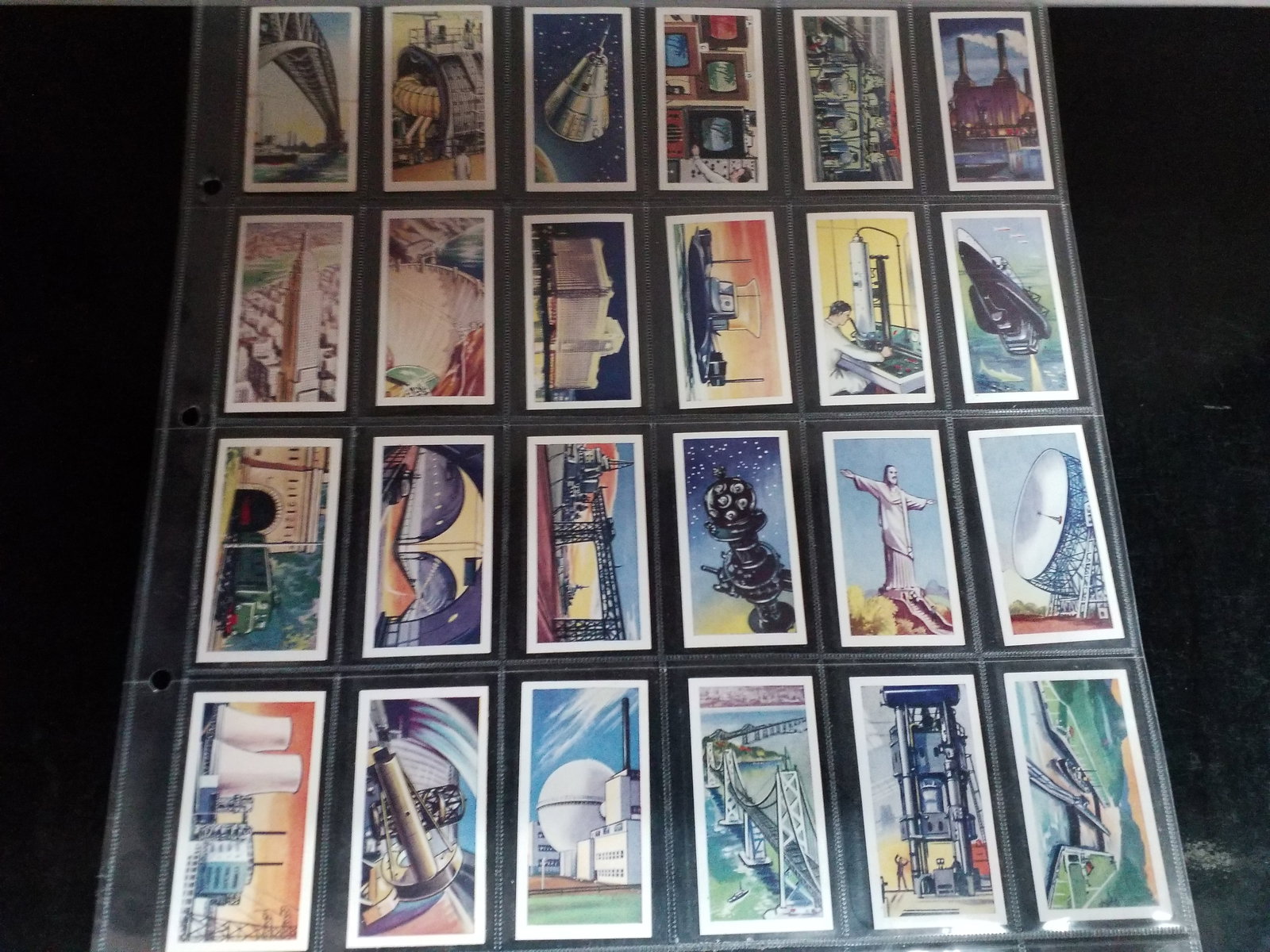 Modern Wonders Hitchman's Dairies Fine Tea cards Original 1962 set of 25 complete (1 of 3)