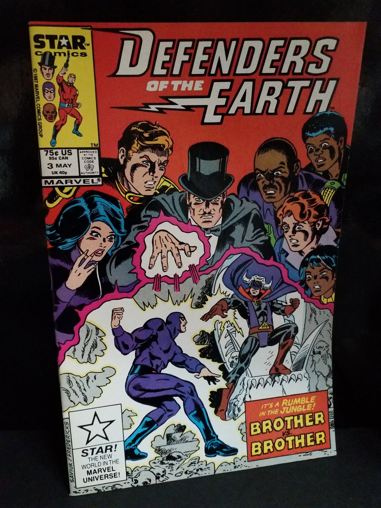 Defenders of the Earth #3 Marvel Star the Phantom Flash Gordon Mandrake VF+-NM (1 of 2)