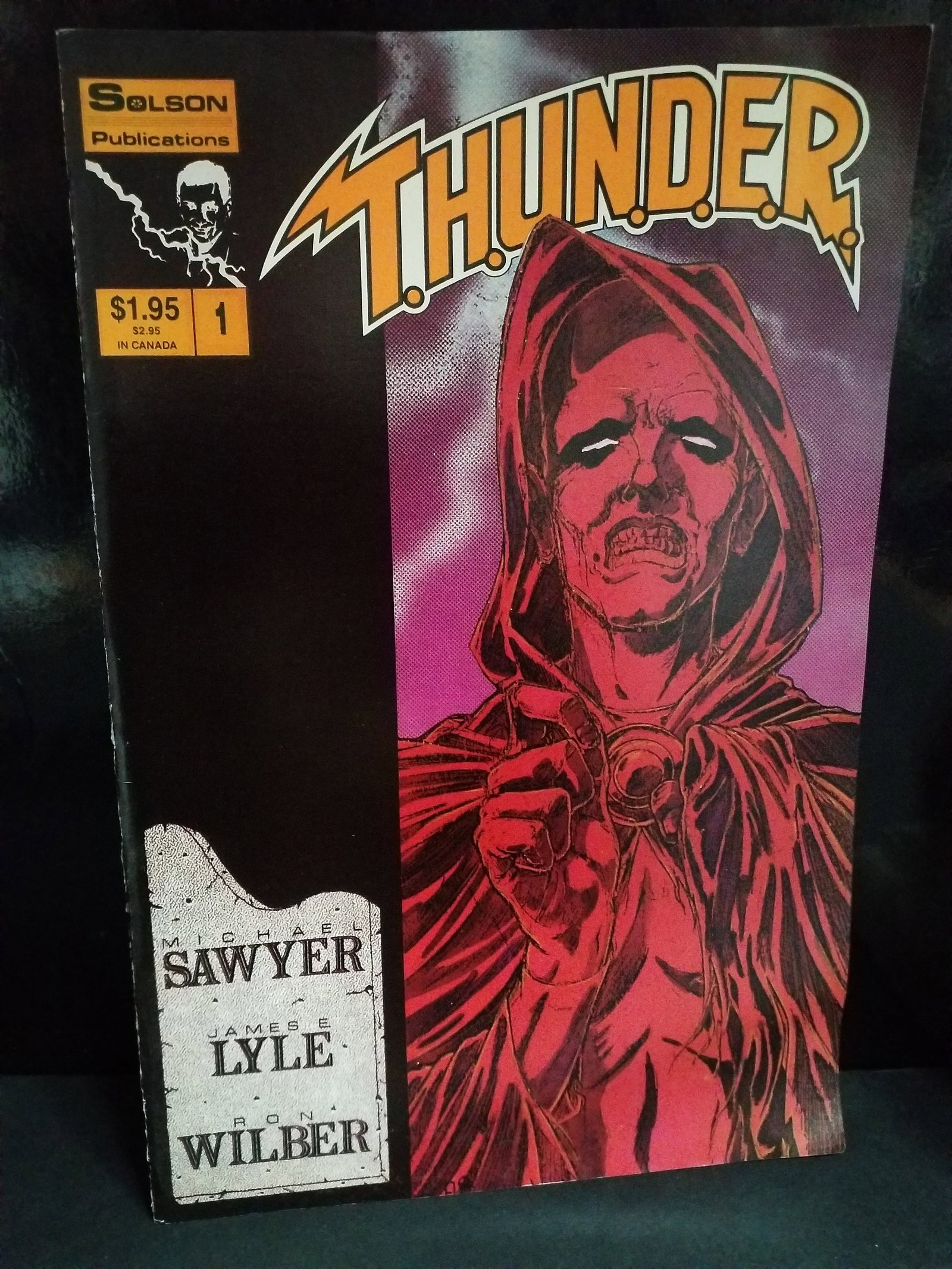 Solson Publications Thunder #1 Comic Book Sawyer Lyle Wilber VF+-NM (1 of 2)