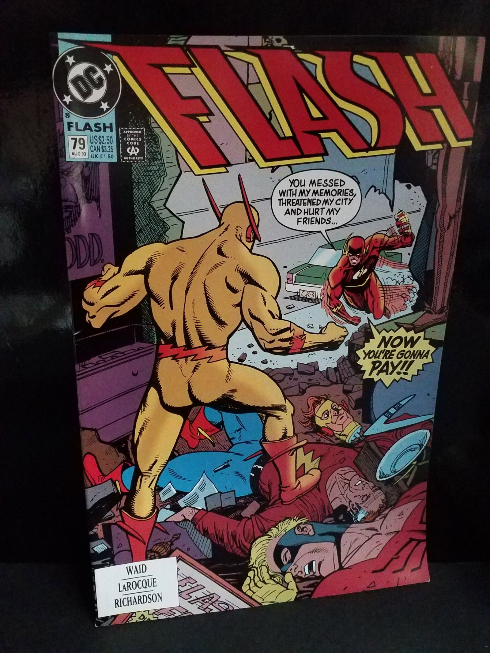 Flash #79 1993 DC Comics Professor Zoom Mark Waid Book VF+-NM (1 of 2)