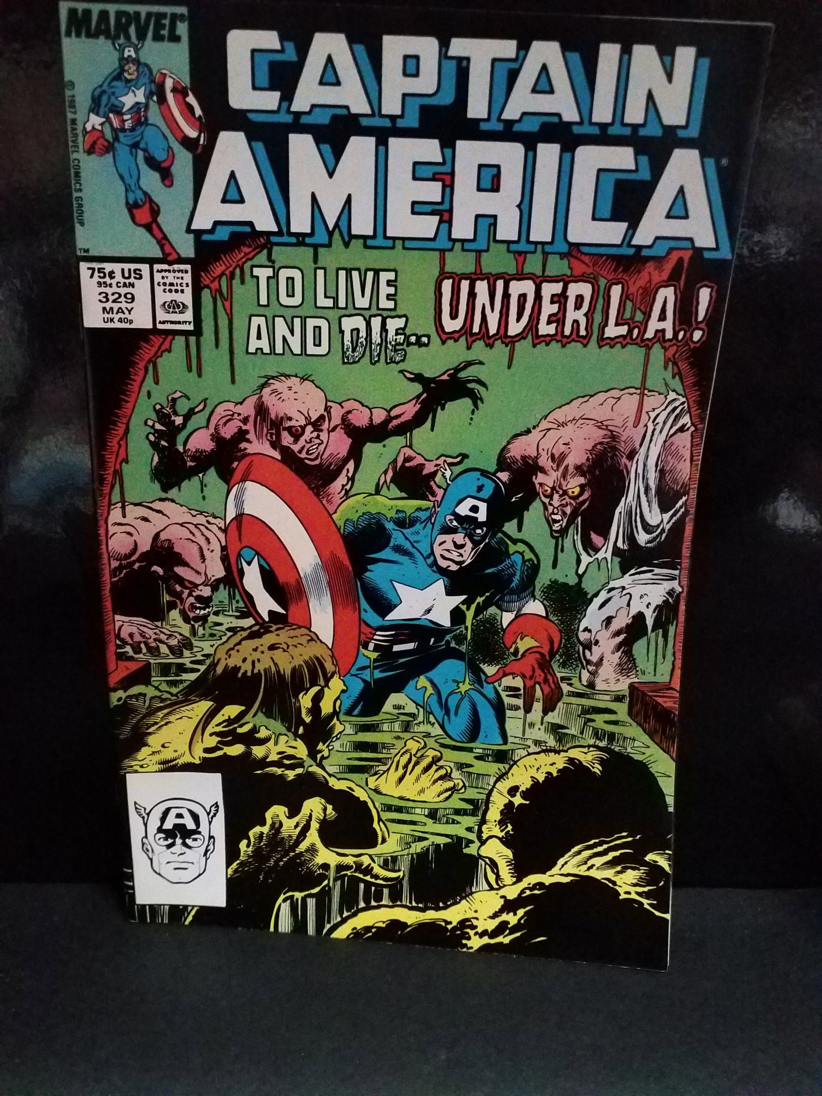 Captain America #329 Vol. 1 1987 Marvel Comics 1st App VF+-NM: Adding Comic books and other items daily to our current sale!In super condition. Higher Grade comic. Although we are not comic book graders the majority of the comic books in this sale are in exceptio