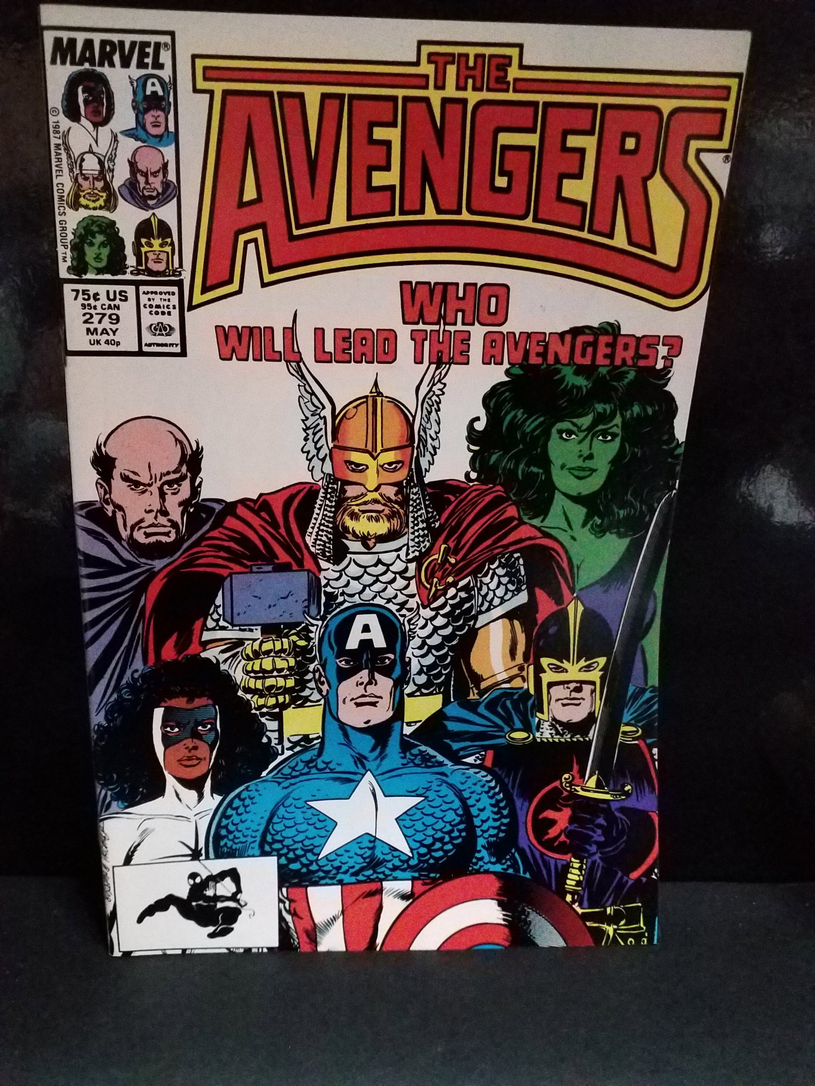 Marvel Comics The Avengers #279 1987 Who Will Lead the Avengers VF+-NM (1 of 2)