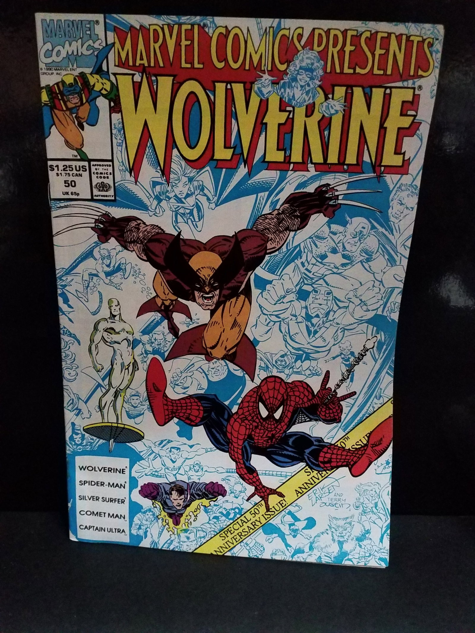 Marvel Comics Presents #50 (1990) Spider-Man & Wolverine 50th Ann. Issue VF+-NM (1 of 1)