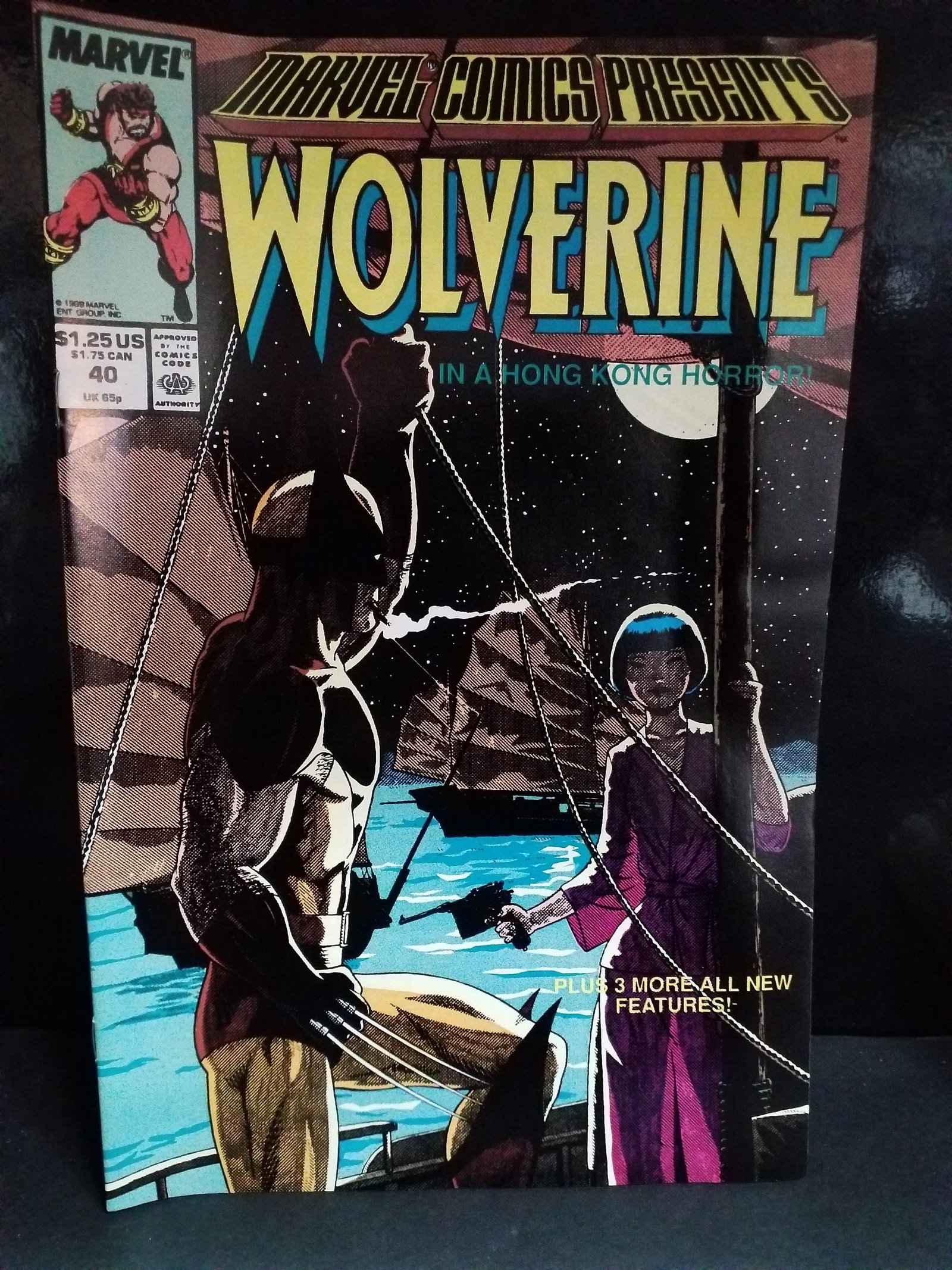 Marvel Comics Presents Wolverine # 40 Hong Kong Horror 1989 VF+-NM: Adding Comic books and other items daily to our current sale!In super condition. Higher Grade comic. Although we are not comic book graders the majority of the comic books in this sale are in exceptio
