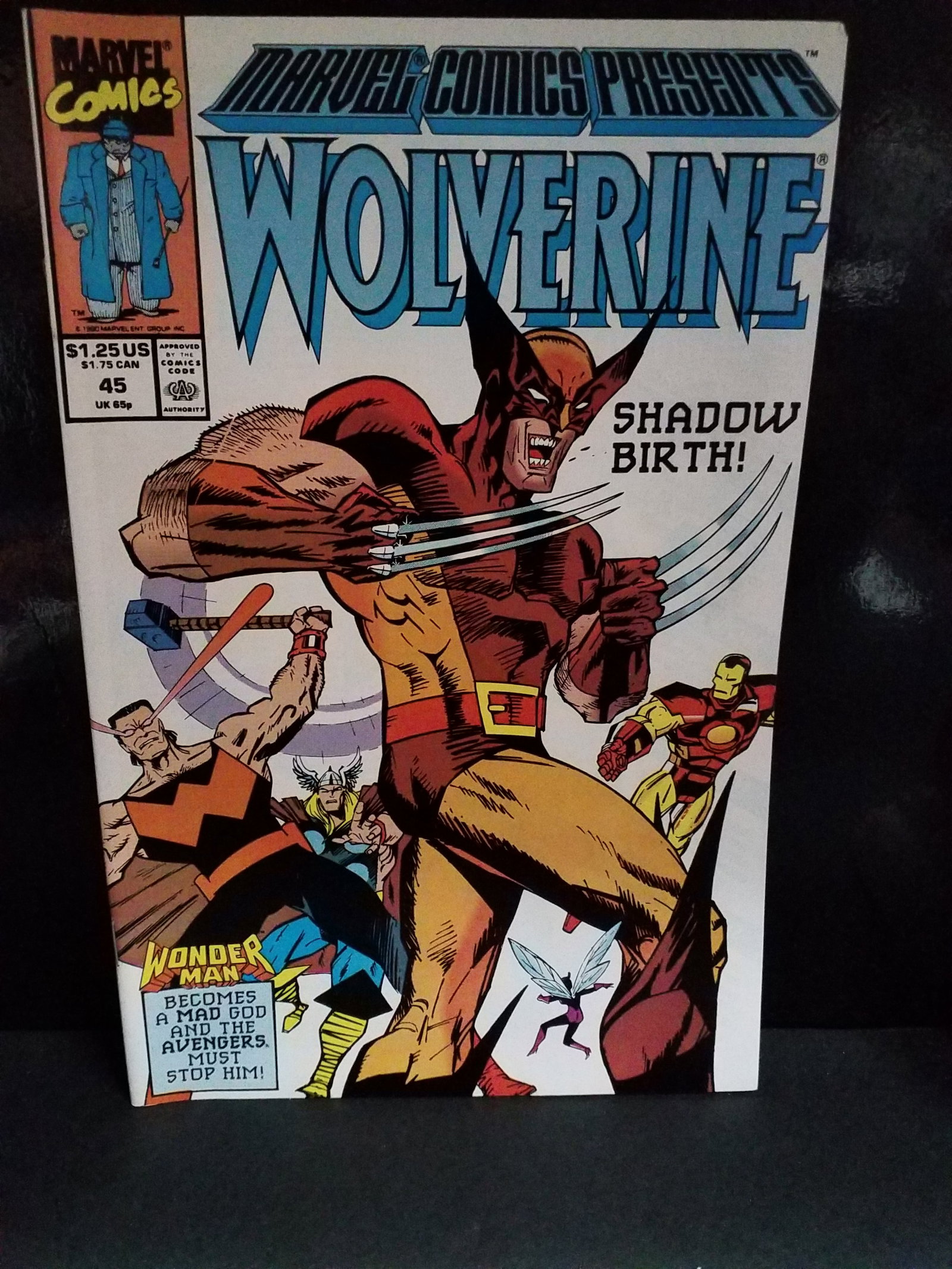 Marvel Comics Presents #45 Wolverine Wonder Man Shadow Birth VF+-NM (1 of 2)