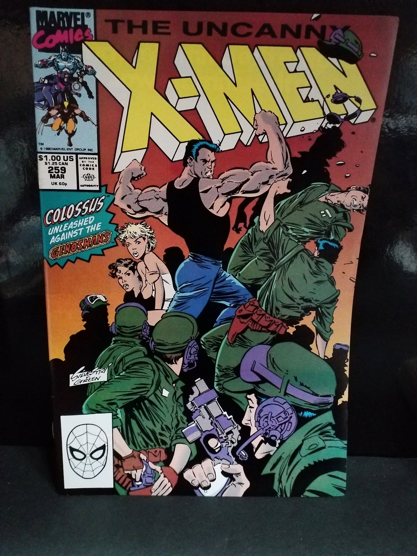 Marvel The Uncanny X-Men #259 Colossus 1990 HIGH GRADE VF+-NM (1 of 2)