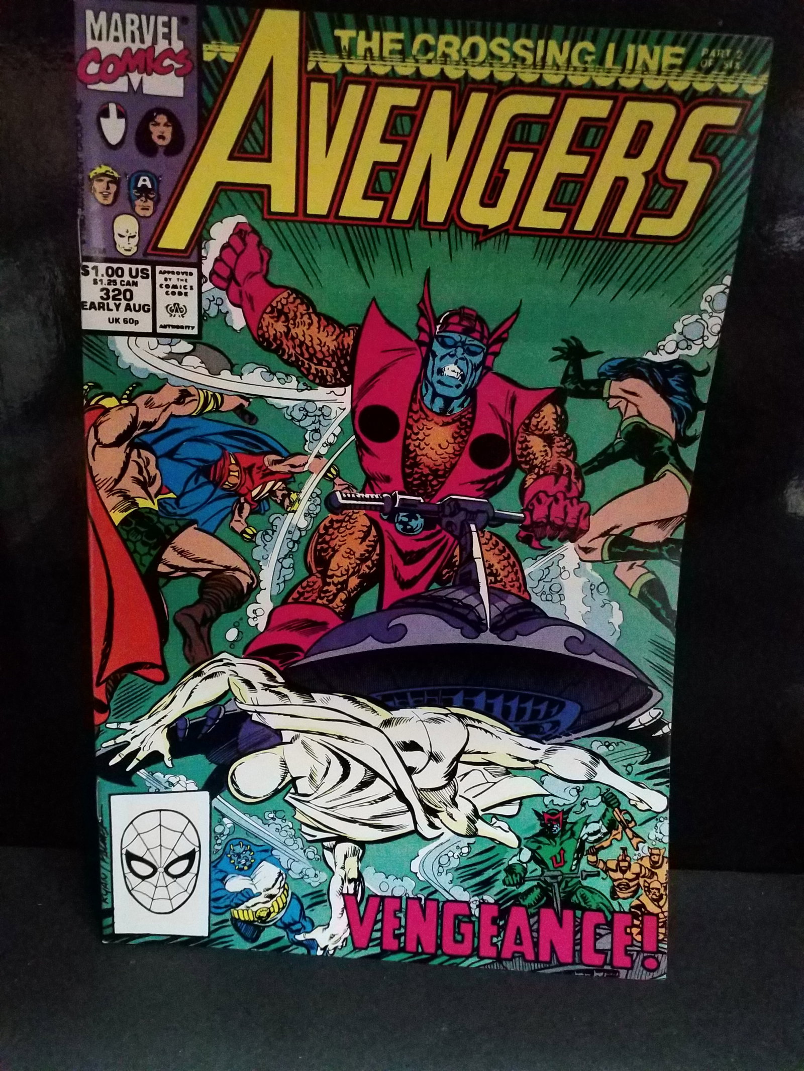 Avengers #320 Marvel Comics 1990 QUASAR CAPTAIN AMERICA THOR VF+-NM (1 of 2)