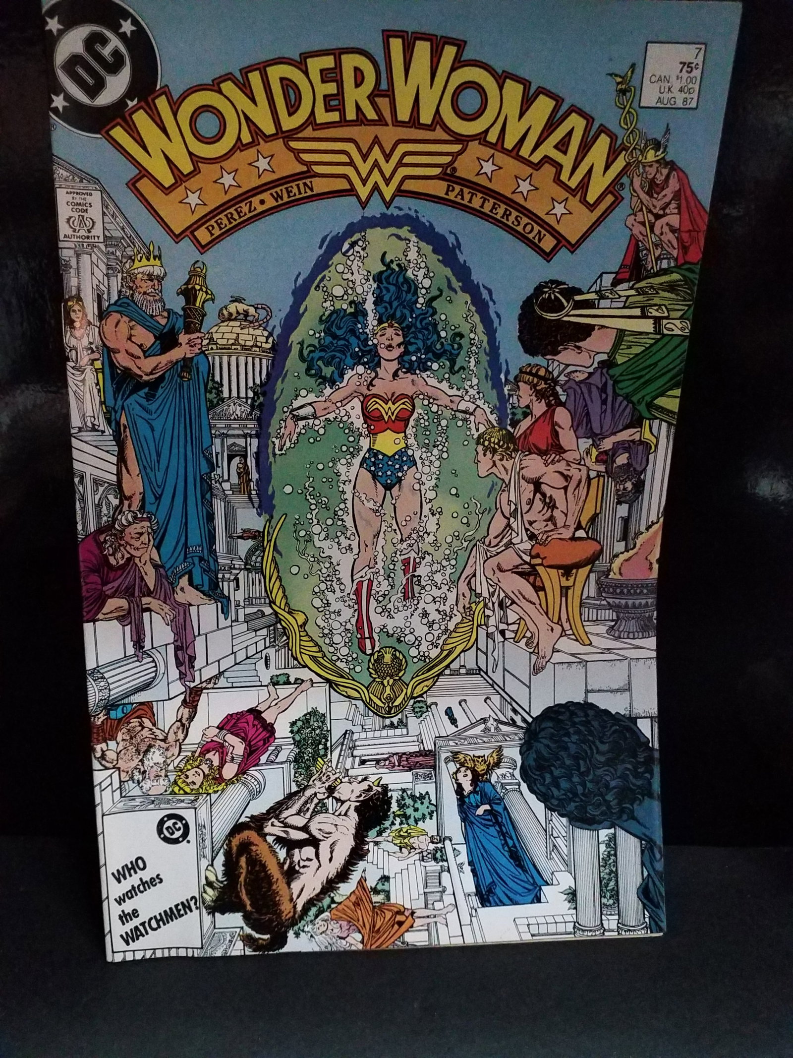 Wonder Woman #7 (Perez Cover) DC 1987, 1st Appearance Cheetah & Epione VF+-NM (1 of 2)