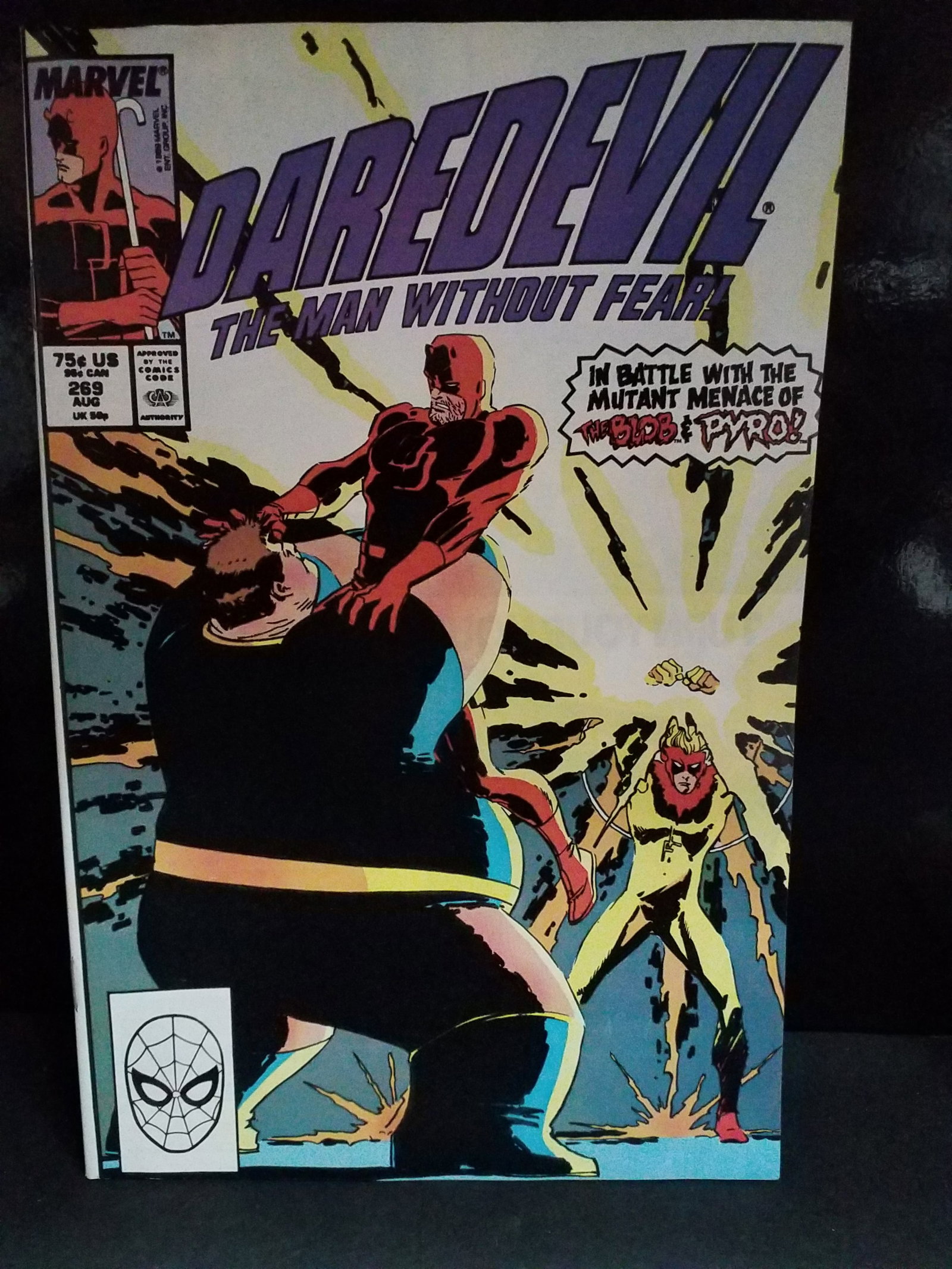 Marvel Comics Daredevil The Man Without Fear #269 August 1989 Comic Book VF+-NM (1 of 2)