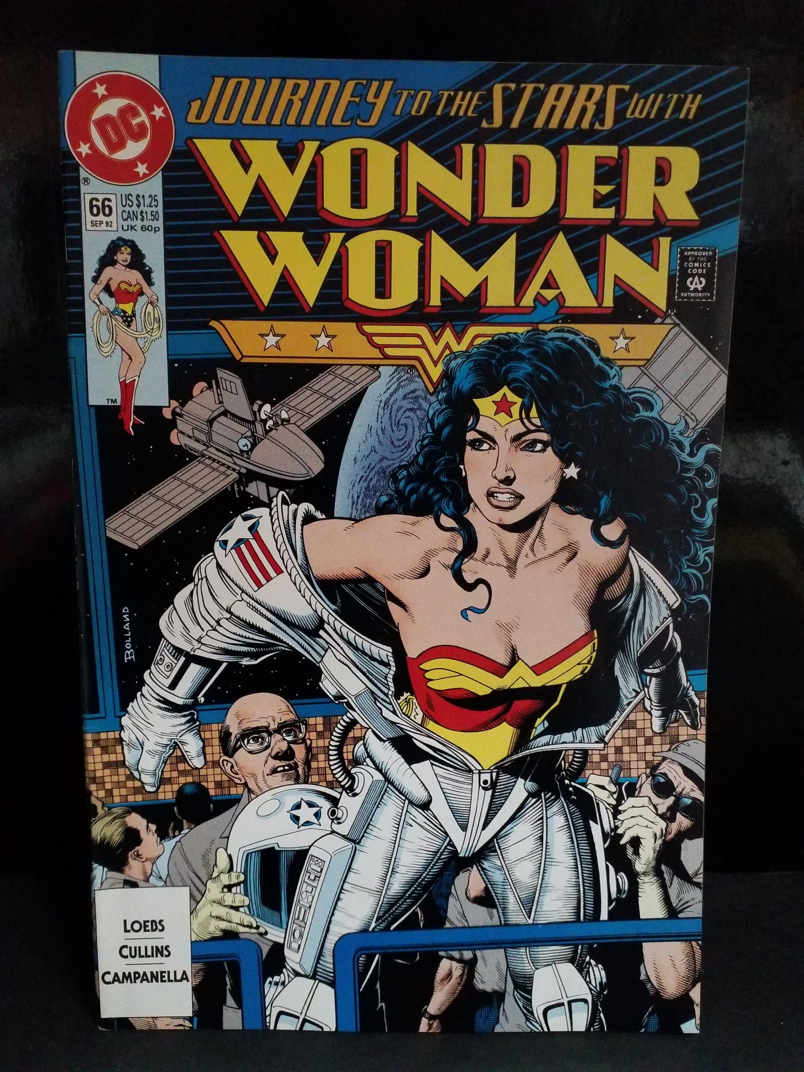 Wonder Woman vol 2 #66 Classic Bolland Cover 1st Print Loebs Space DC Universe VF+/NM: In super condition. Higher Grade comic. Although we are not comic book graders the majority of the comic books in this sale are in exceptional condition. All Comics come bagged and boarded, Please vie