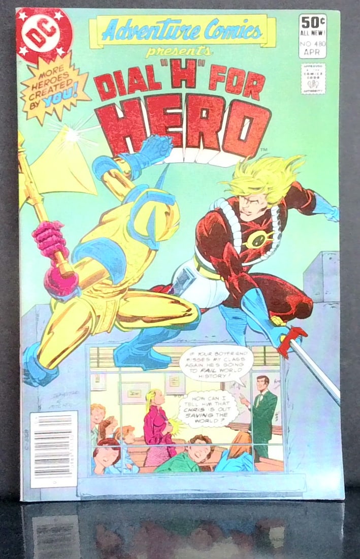 DC Comics Adventure Comics presents Dial H for Hero #480 (Apr 1981) NM-MNT: In super condition. All Comics come bagged and boarded, Please view pictures. Comic books being added daily to this current sale. Please check back often. We Gladly Combine multiple winnings for shipm