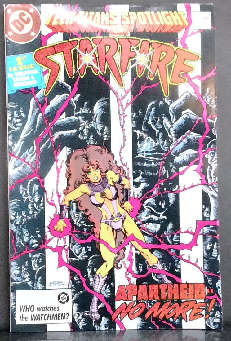 DC Comics Teen Titans Spotlight FIRST ISSUE #1 Starfire Apartheid No More 1986 NM-MNT: In super condition. All Comics come bagged and boarded, Please view pictures. Comic books being added daily to this current sale. Please check back often. We Gladly Combine multiple winnings for shipm