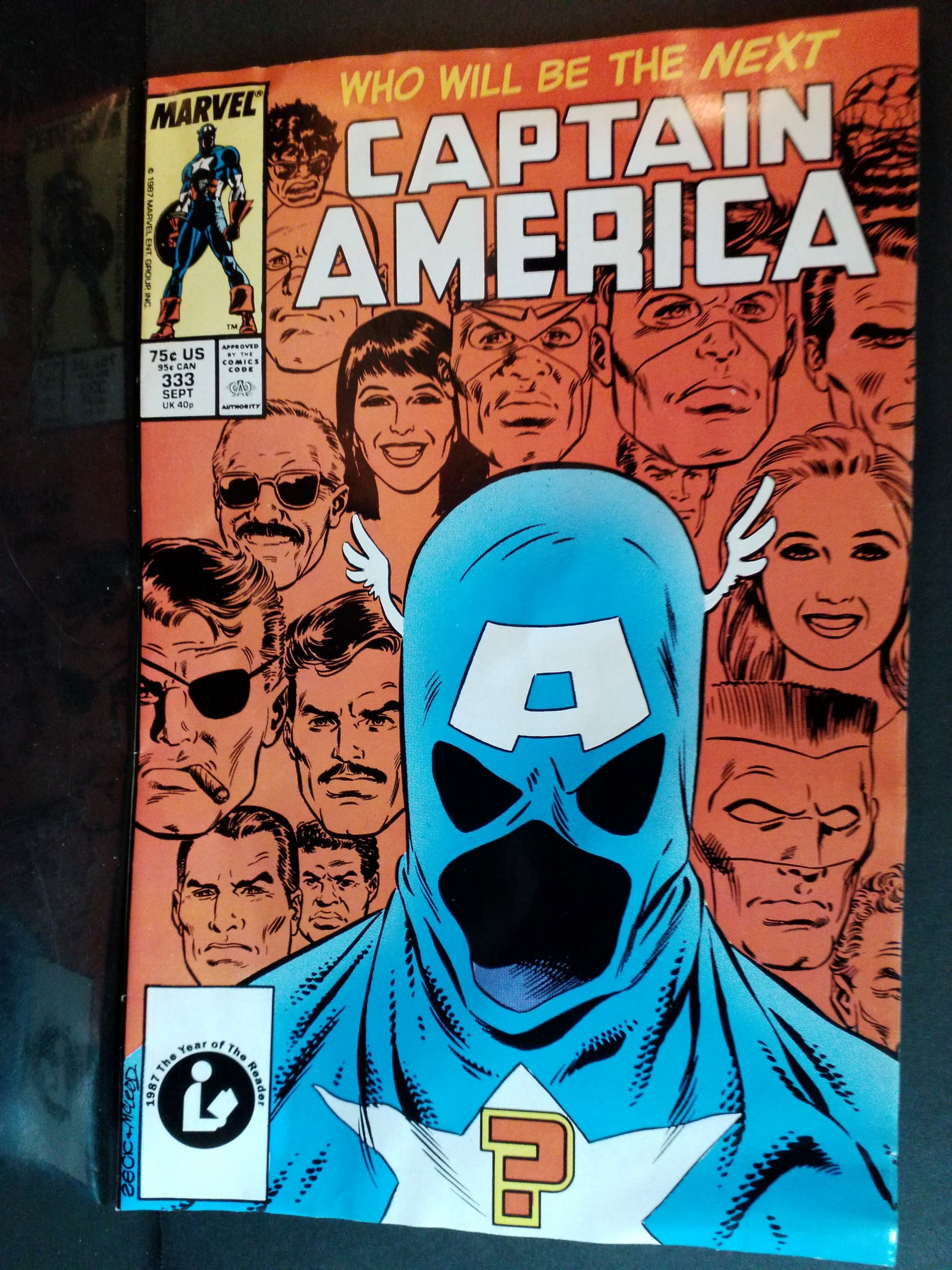Captain America #333 Marvel Comics 1987 The Replacement Copper Age Comic Book VG+-NM: A Higher Grade comic. Although we are not comic book graders the majority of the comic books in this sale are in exceptional condition. All Comics come bagged and boarded, Please view pictures. Comic