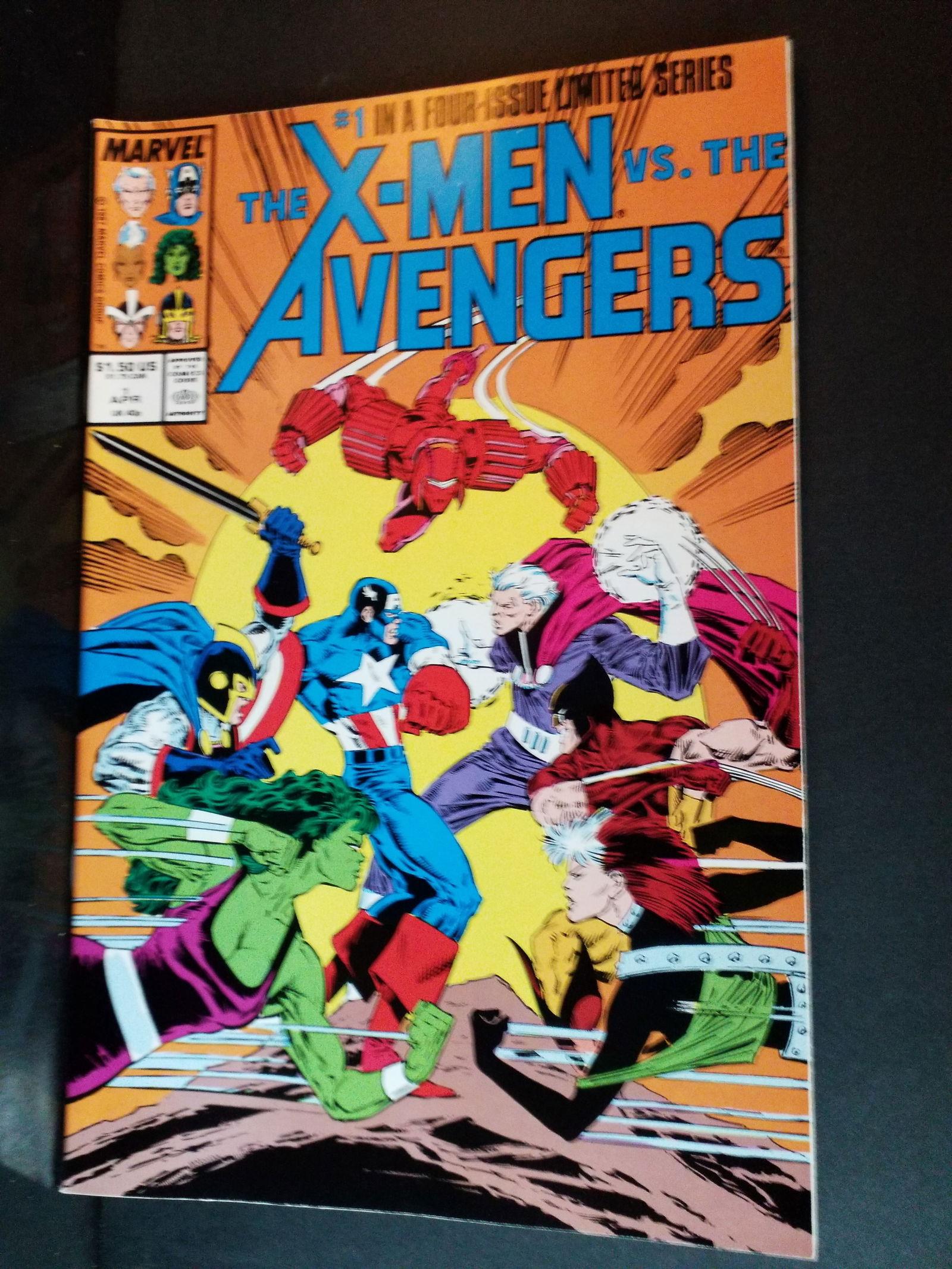 X-Men vs the Avengers Mini Series #1 Wolverine C. America F-NM (1 of 2)