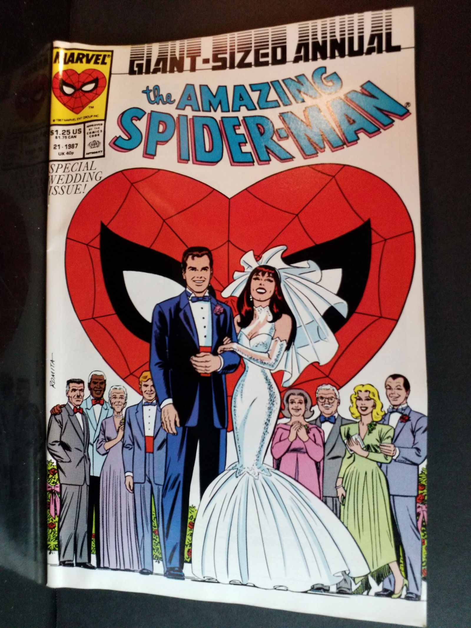 Marvel Comics The Amazing Spider-Man Annual #21 Special Wedding Issue 1987 F-NM (1 of 2)